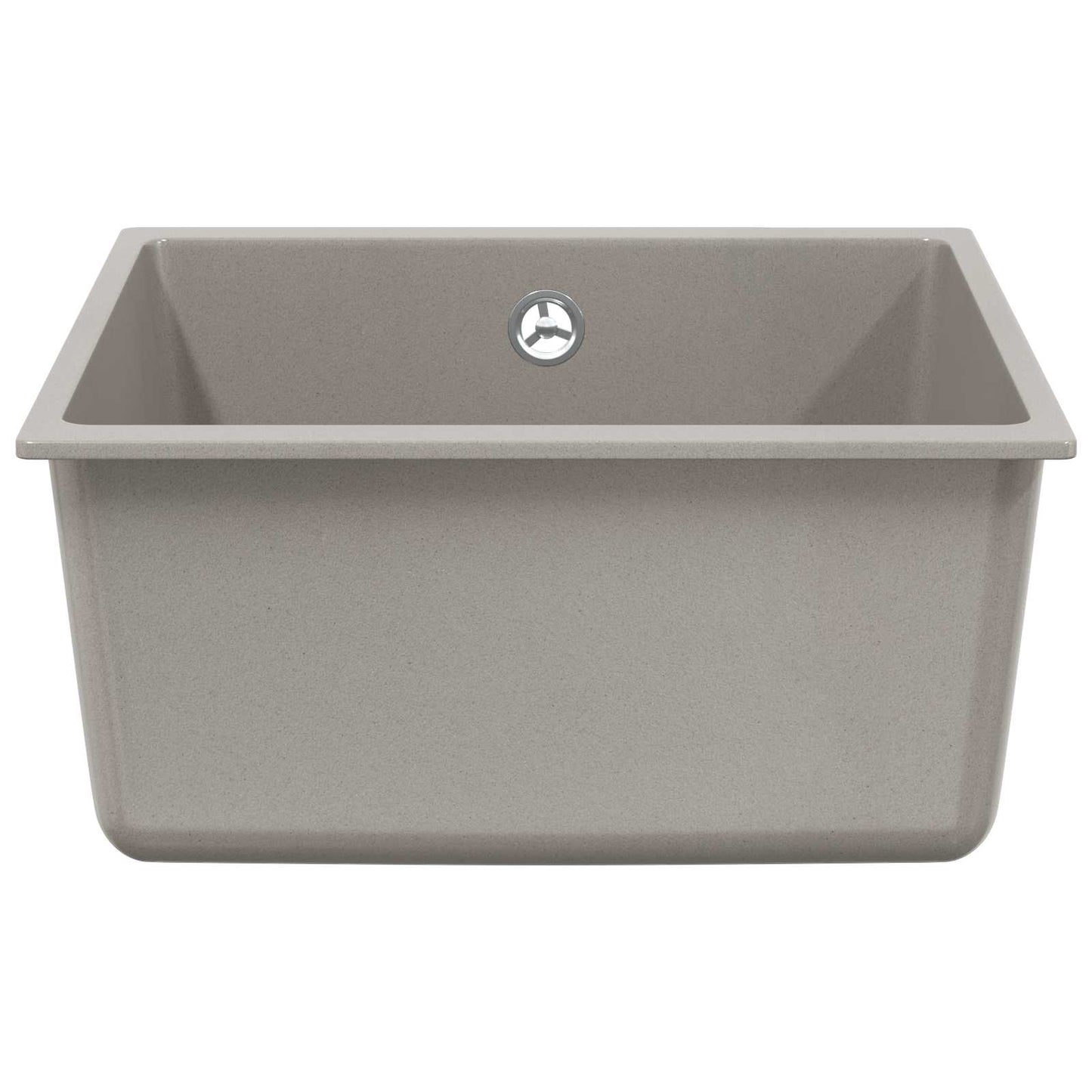 vidaXL Σιντρινο Γκρι 430 x 460 mm 80% Χαλαζίας και 20% Ρητίνη