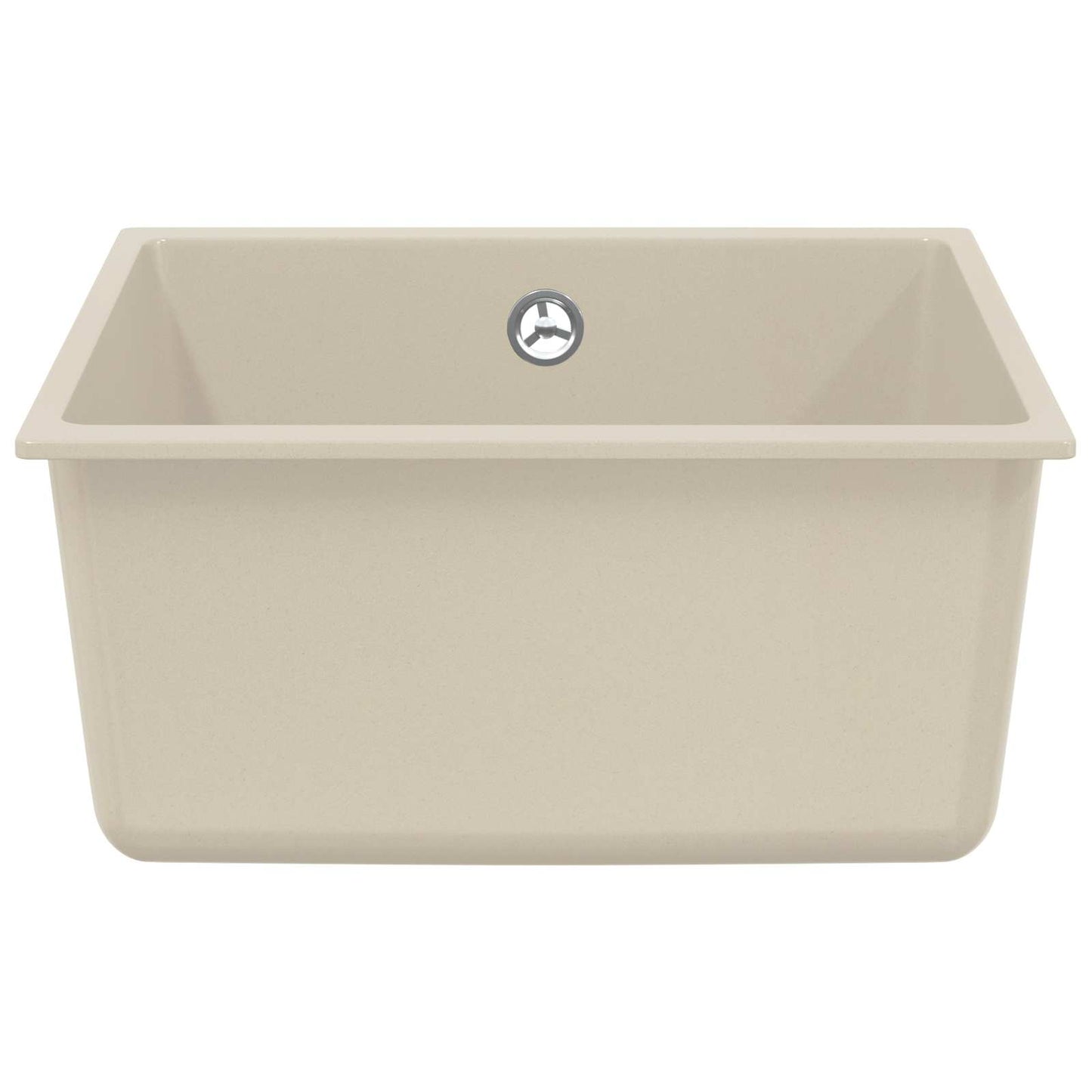 vidaXL Σιντρινο Μπεζ 430 x 460 mm 80% Χαλαζίας και 20% Ρητίνη