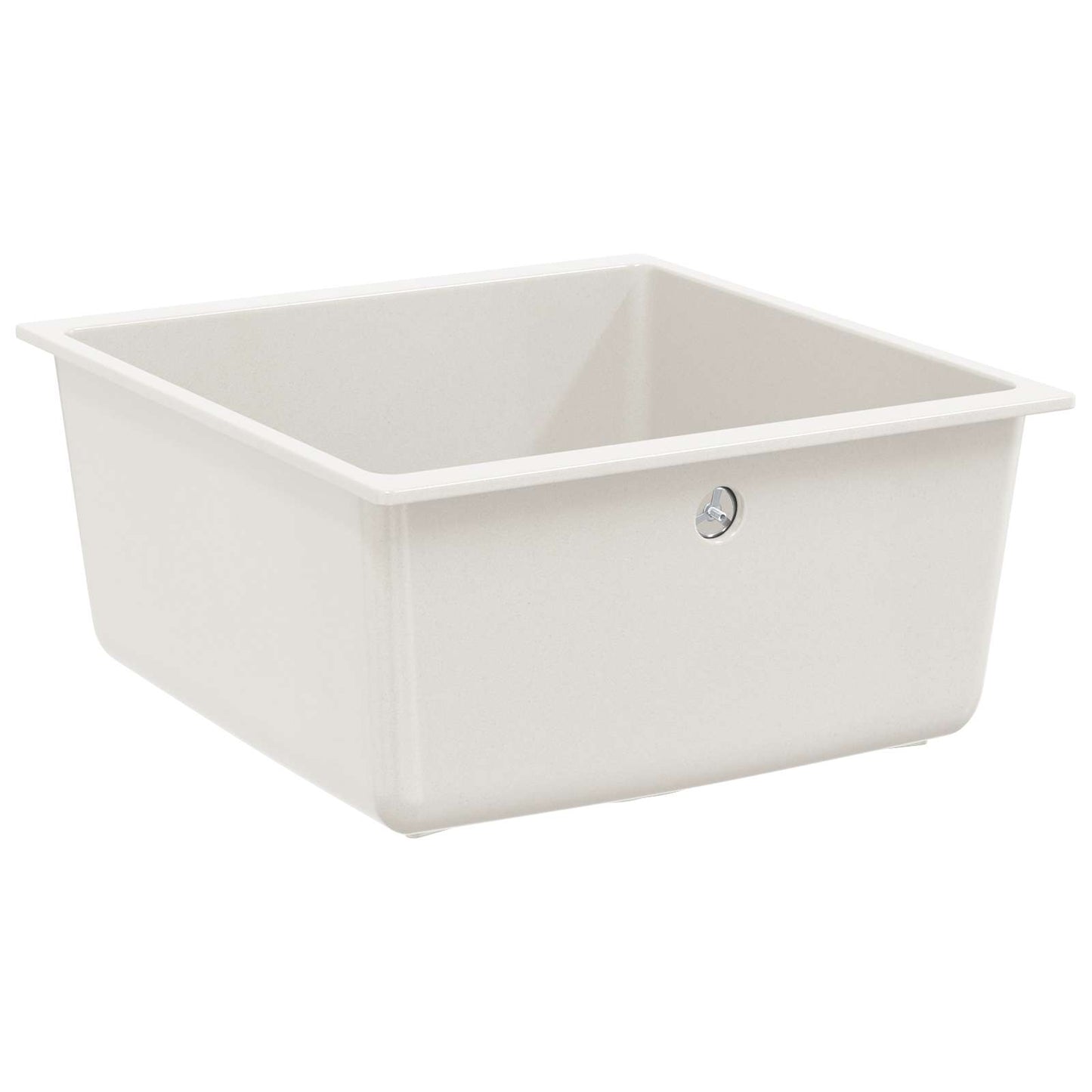 vidaXL Σιντρινο Λευκό 430 x 460 mm 80% Χαλαζίας και 20% Ρητίνη