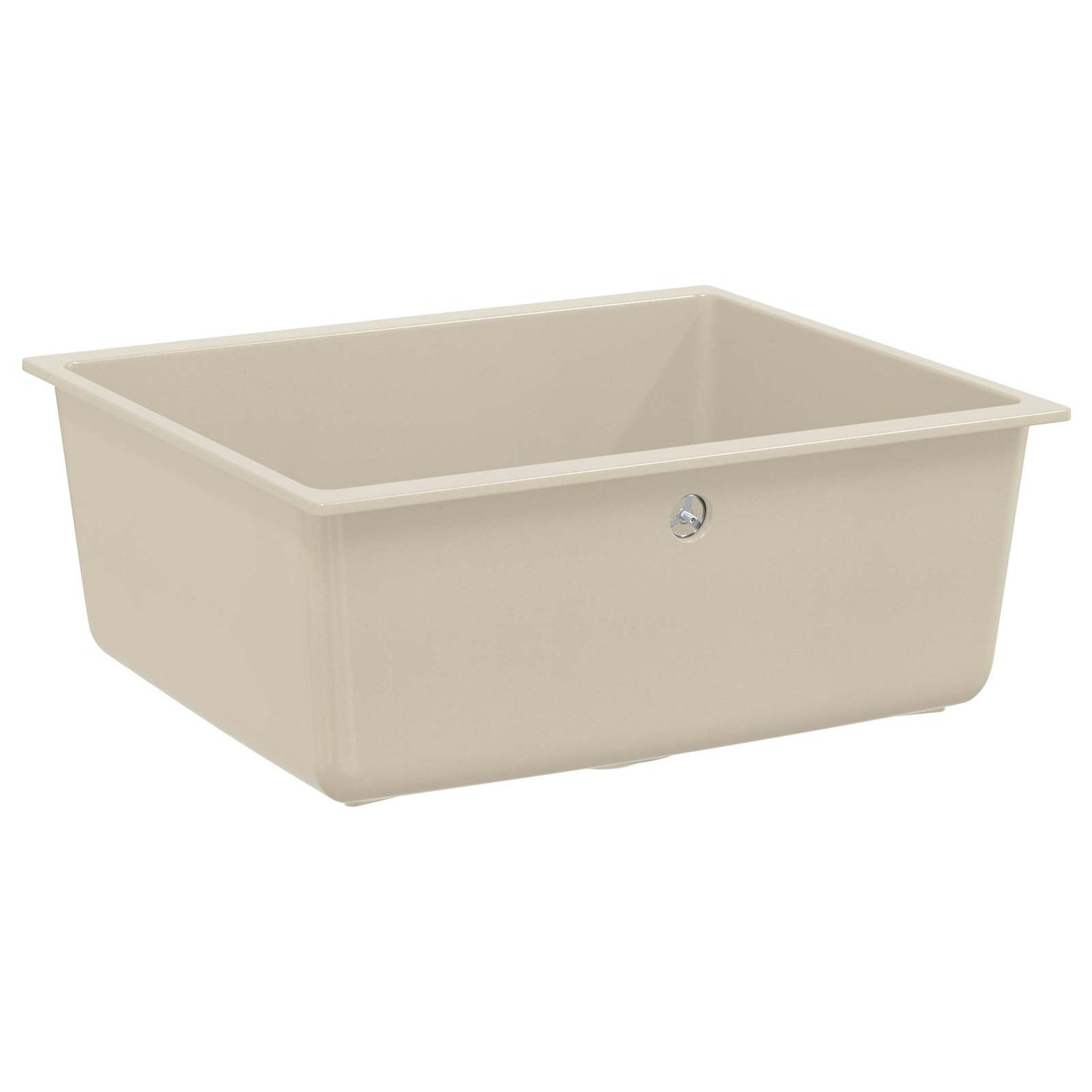 vidaXL Σιντρινο Μπεζ 530 x 460 mm 80% Χαλαζίας και 20% Ρητίνη