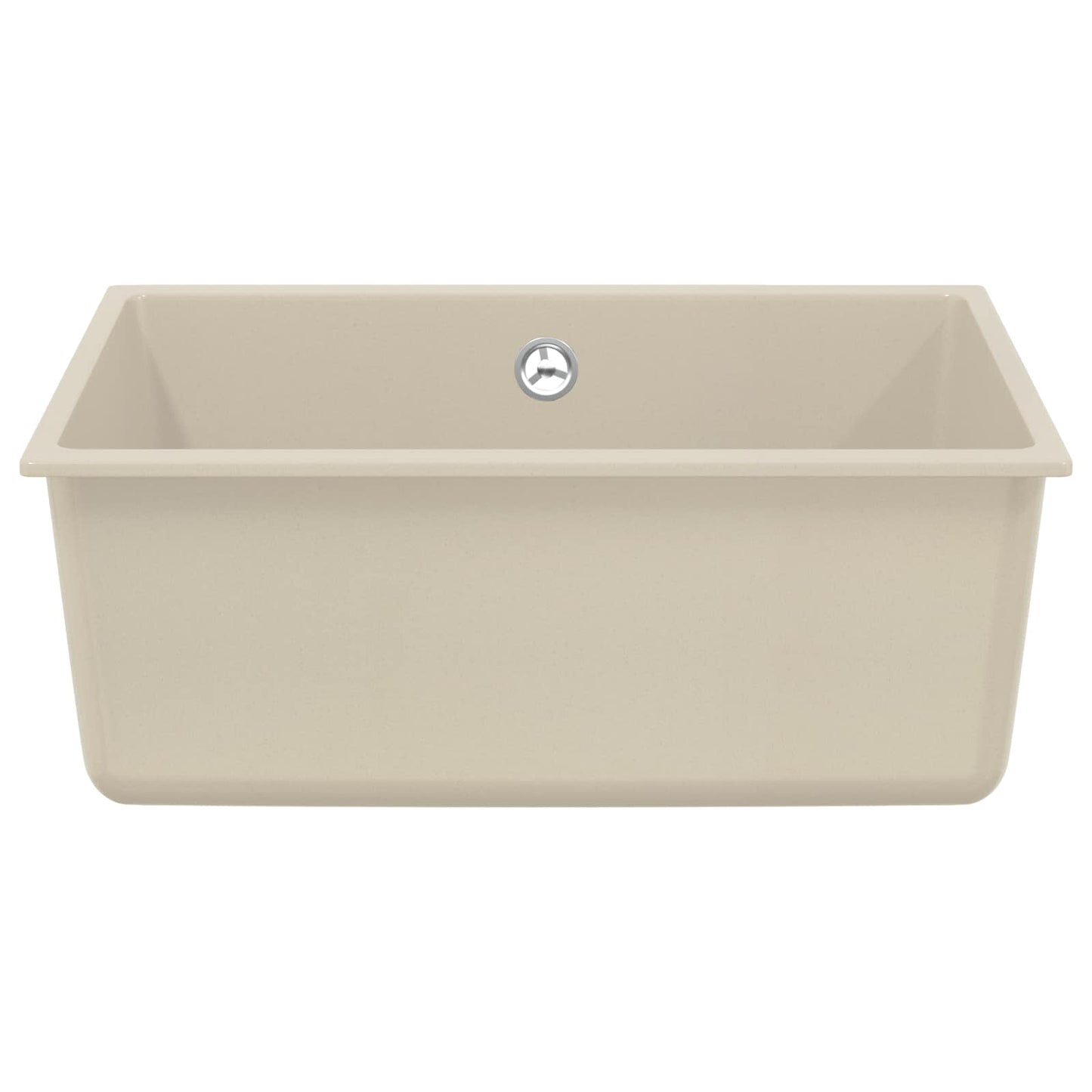 vidaXL Σιντρινο Μπεζ 530 x 460 mm 80% Χαλαζίας και 20% Ρητίνη