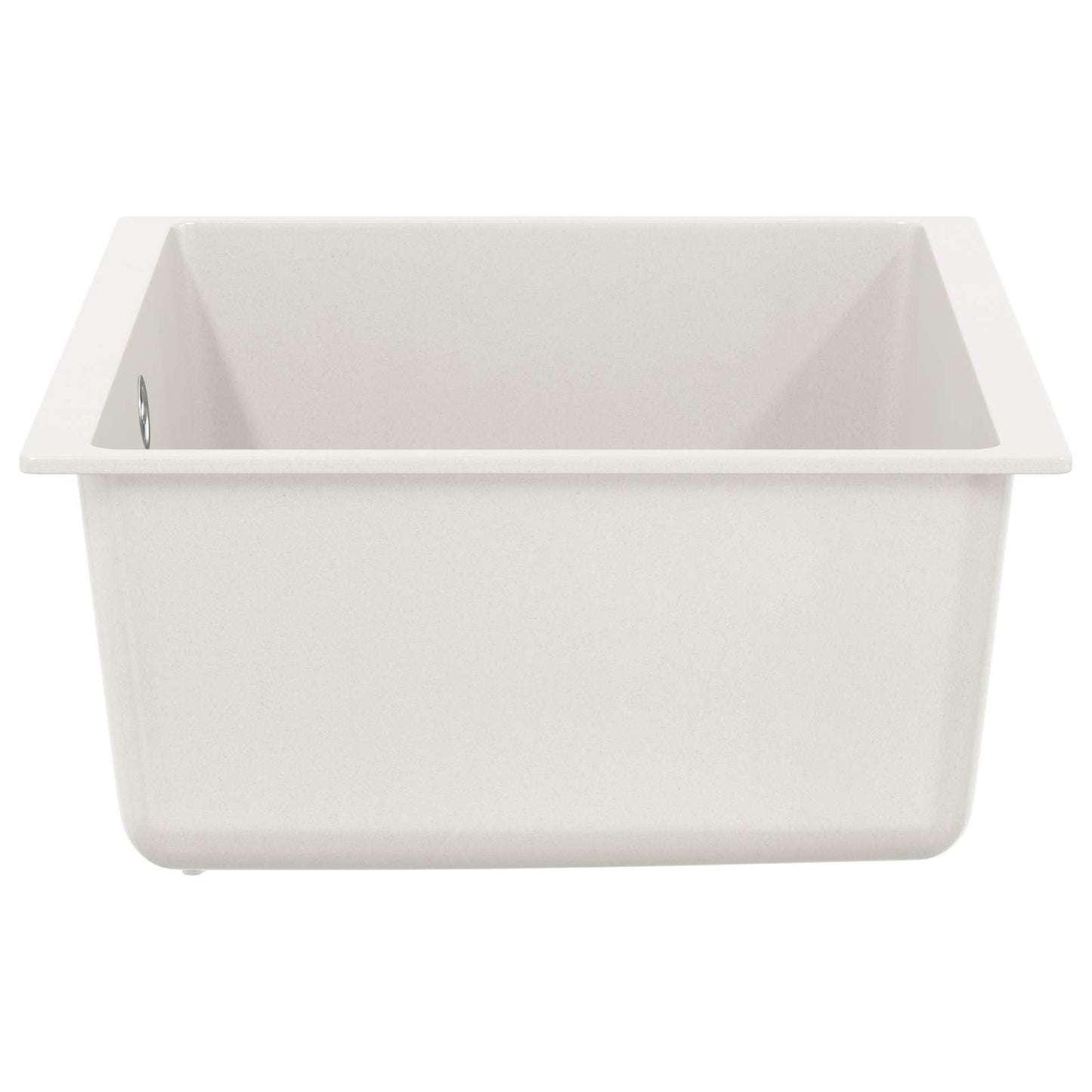 vidaXL Σιντρινο Λευκό 530 x 460 mm 80% Χαλαζίας και 20% Ρητίνη