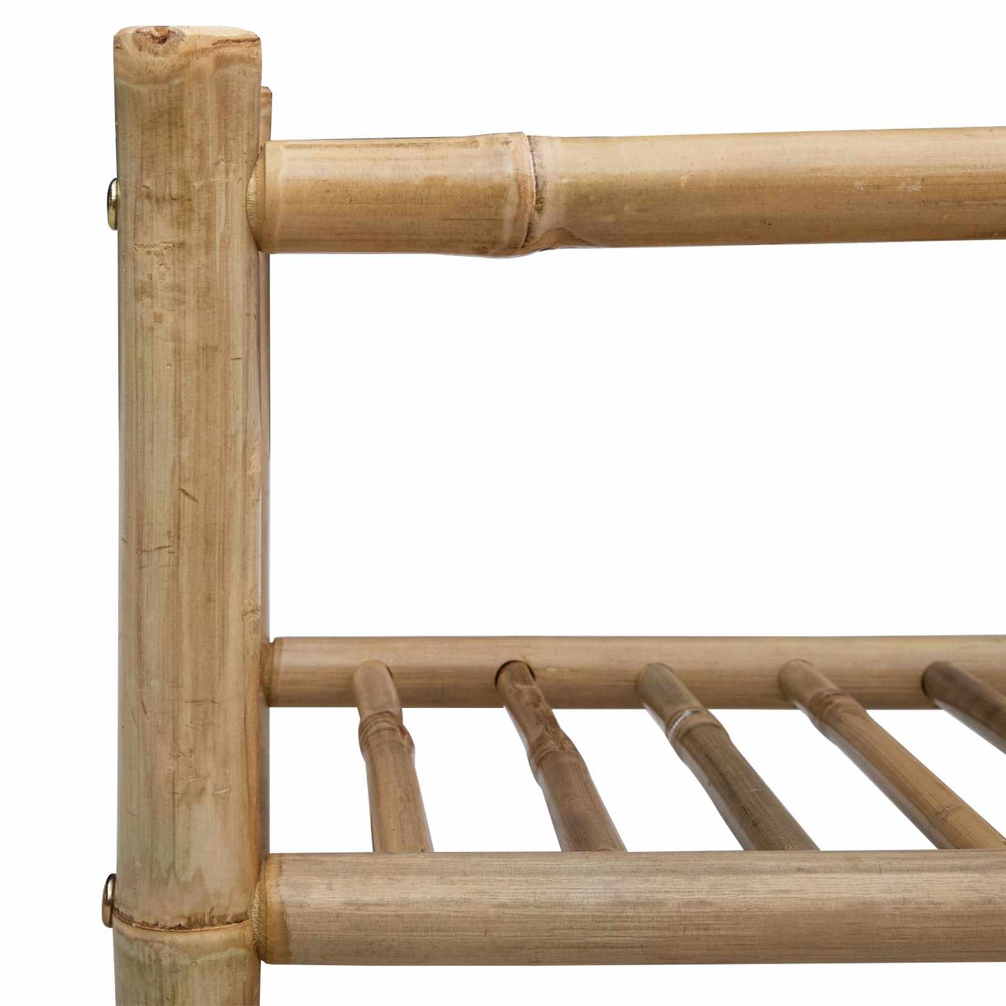vidaXL Ράφι Παπουτσιών με ράφι Φυσικό 68 x 28 x 30 εκ Μπαμπού