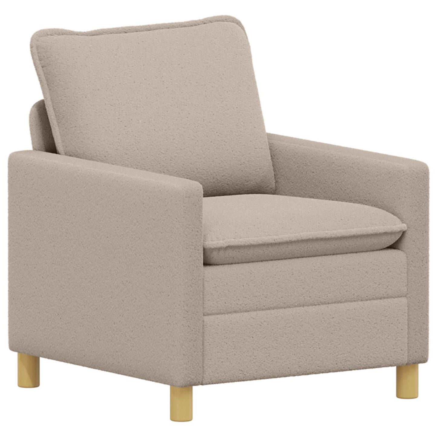 vidaXL Σετ Καναπέ 2 τμχ. Ανοιχτό γκρι Ύφασμα