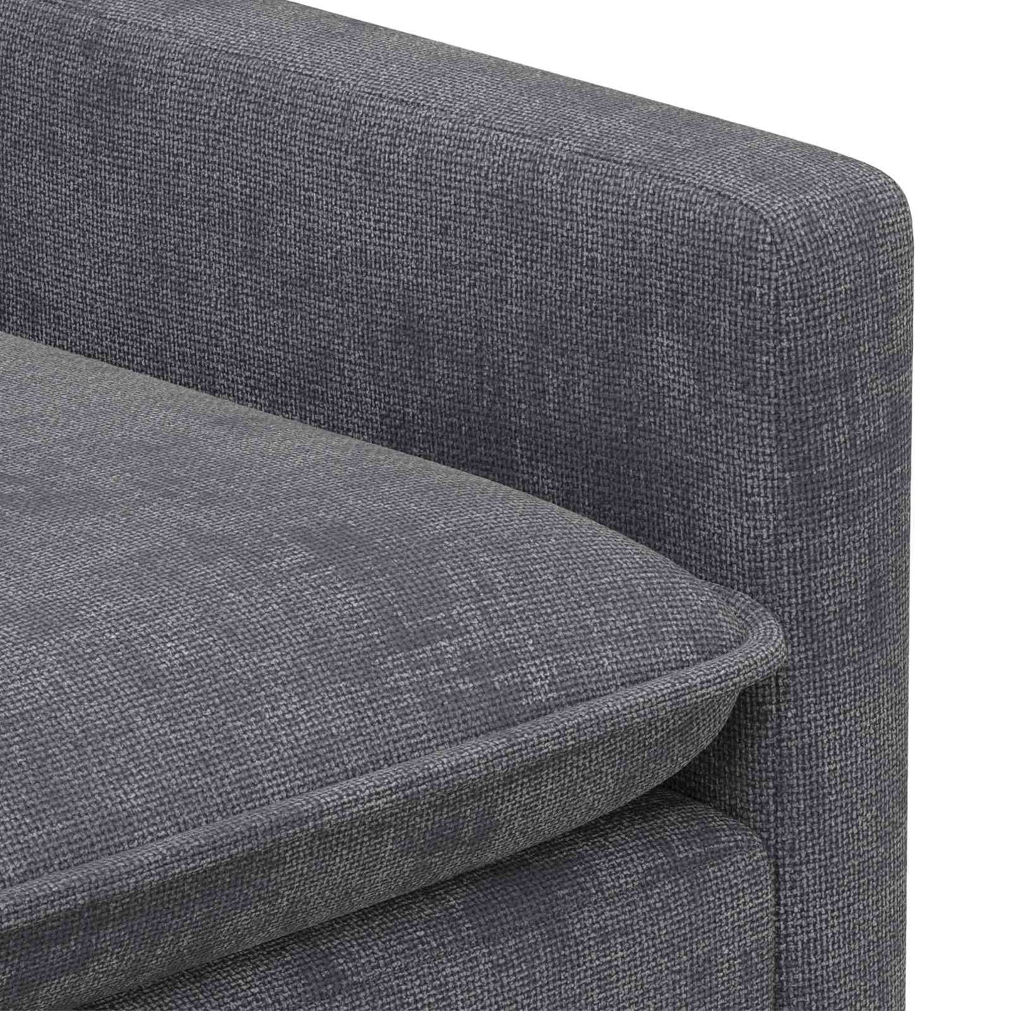 vidaXL Σετ Καναπέ 2 pcs Σκούρο Γκρι Πολυεστέρας