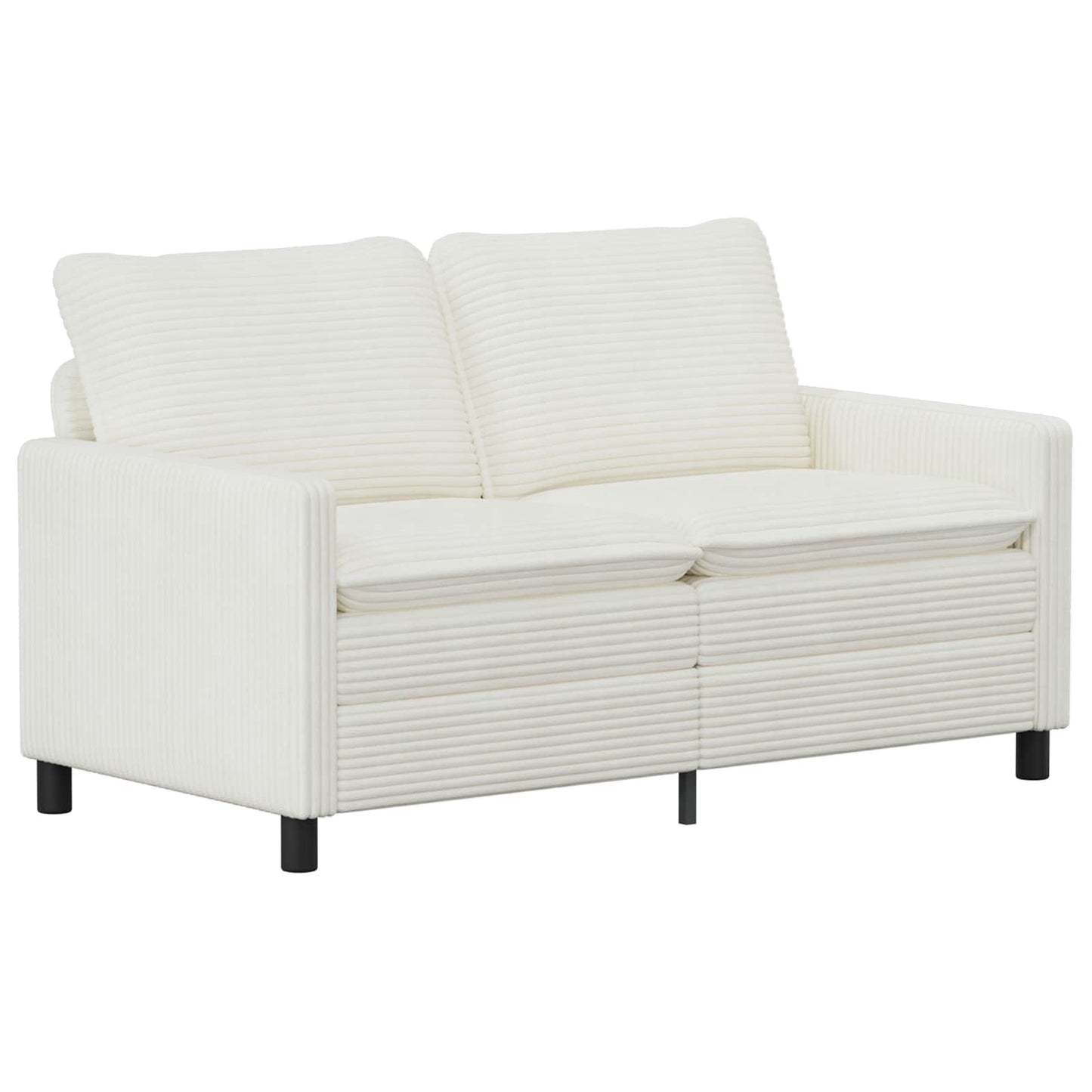 vidaXL Σετ Καναπέ 2 pcs Κρεμ Πολυεστέρας