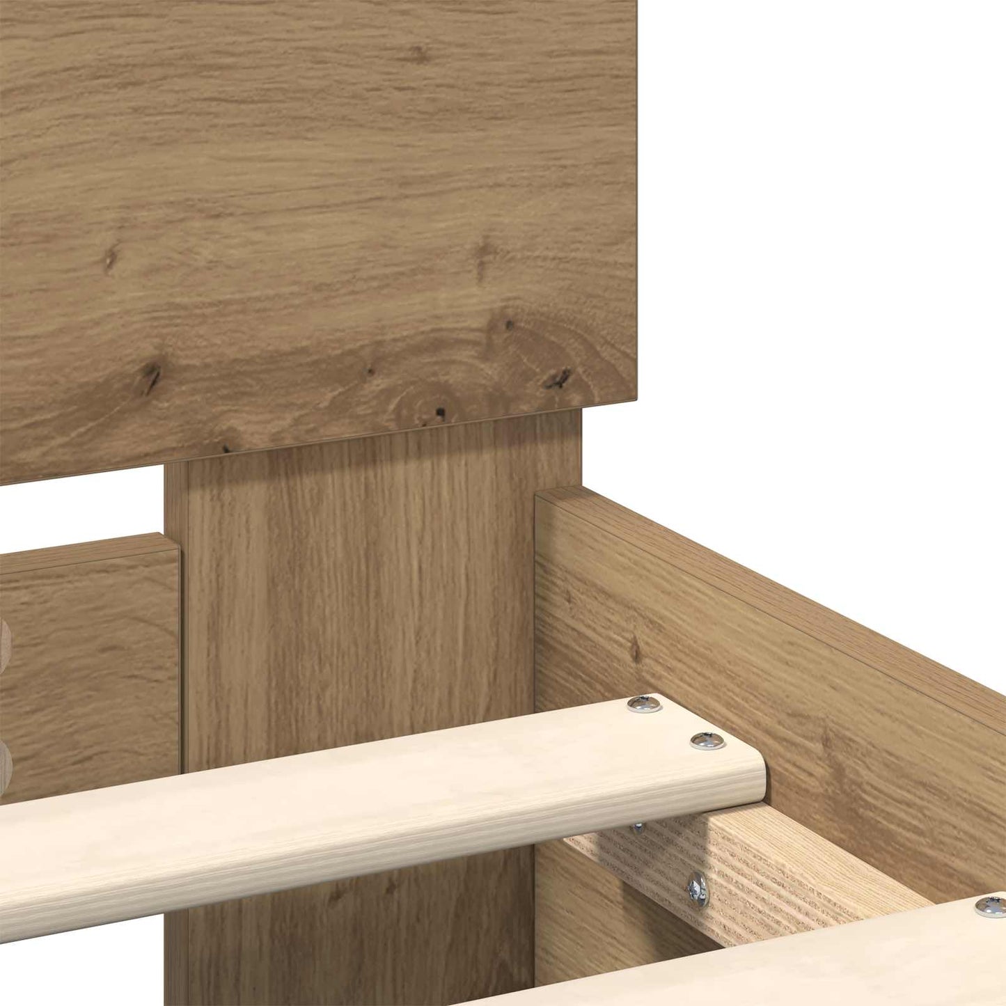 vidaXL Σκελετός Κρεβατιού Artisan Oak 160 x 200 cm Επεξεργασμένο ξύλο
