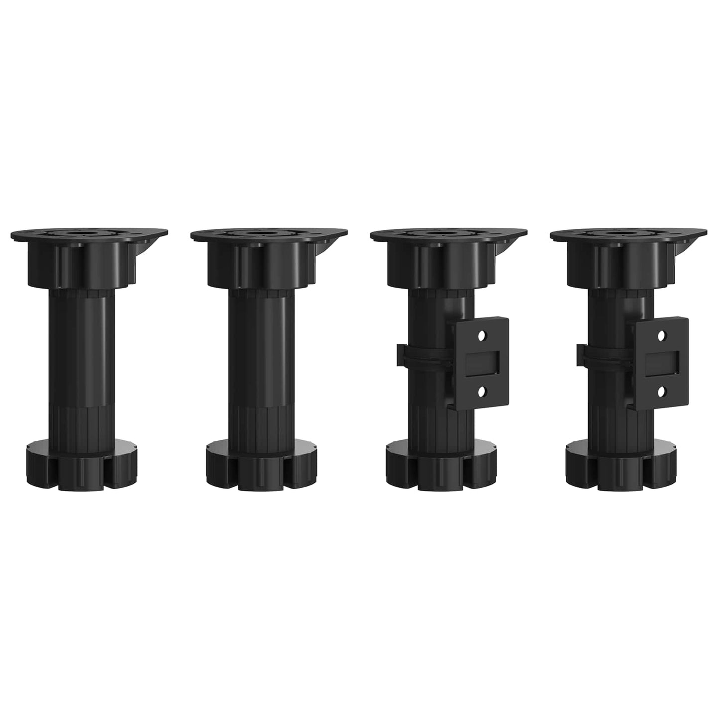 vidaXL Ντουλάπα Κουζίνας Μαύρη Οξυά 60 x 57 x 207 εκ