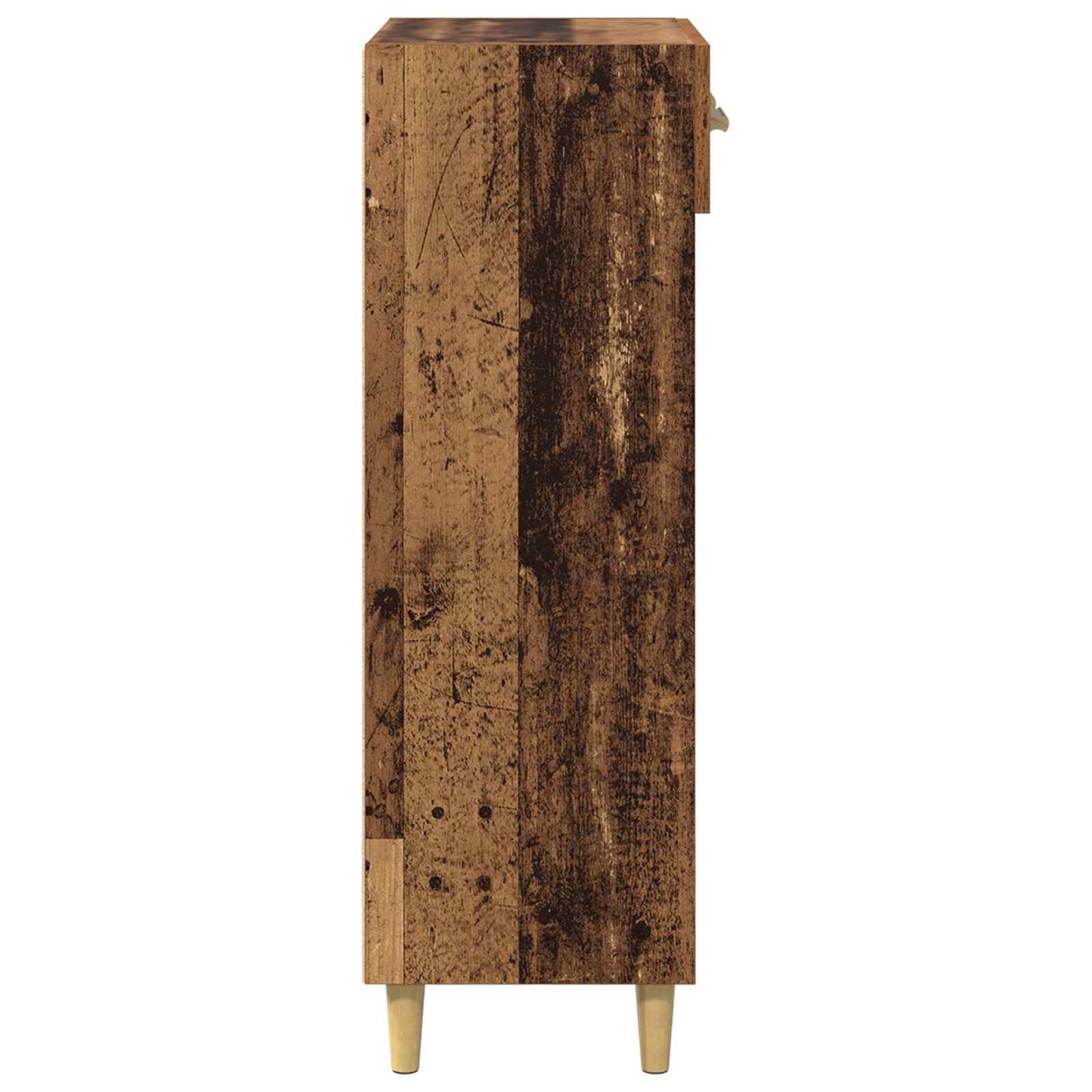 vidaXL Ντουλάπα Παπουτσιών με συρτάρι Παλιό ξύλο 60 x 35 x 105 εκ