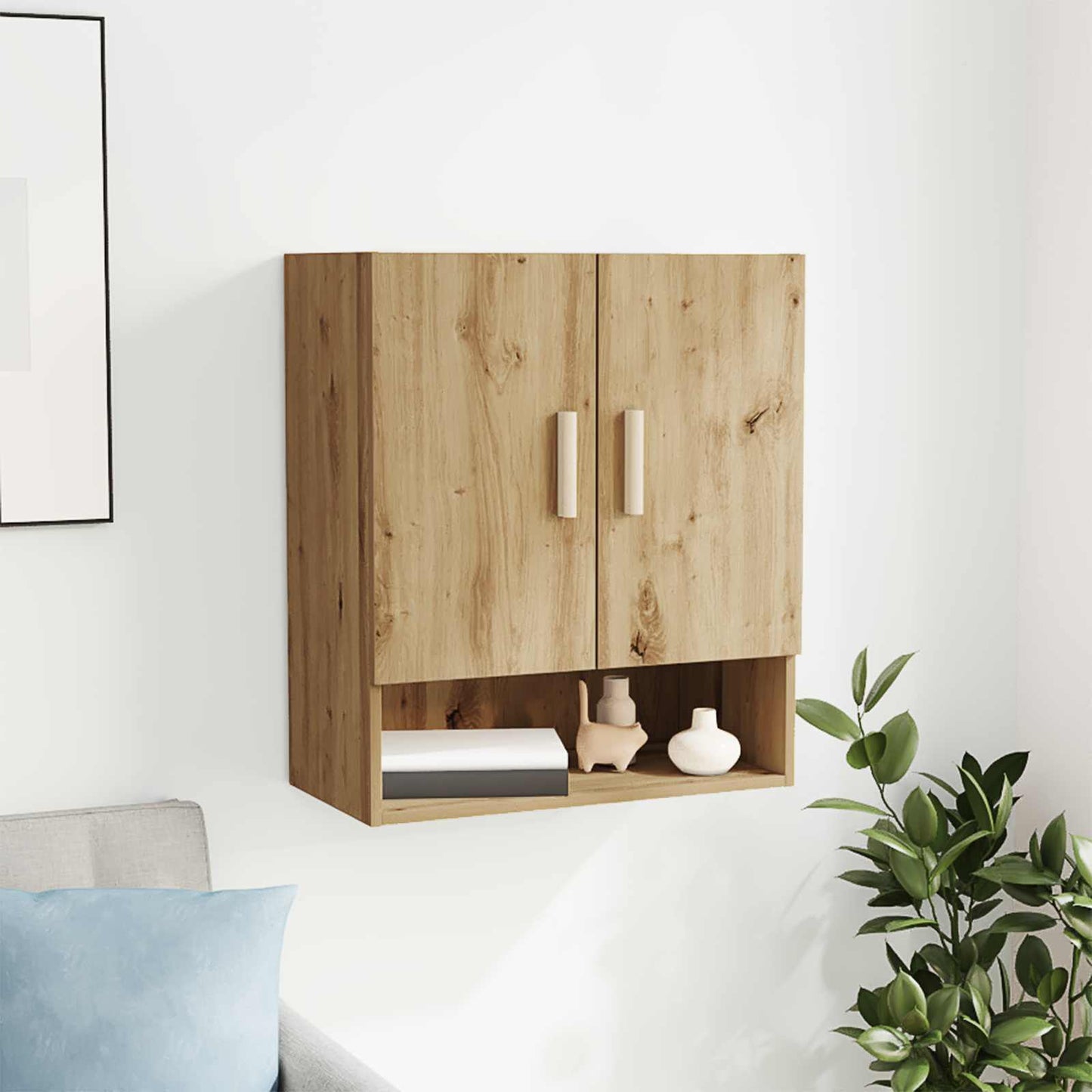 vidaXL Ντουλάπα Τοίχου 60 x 31 x 70 εκ Επεξεργασμένο Ξύλο