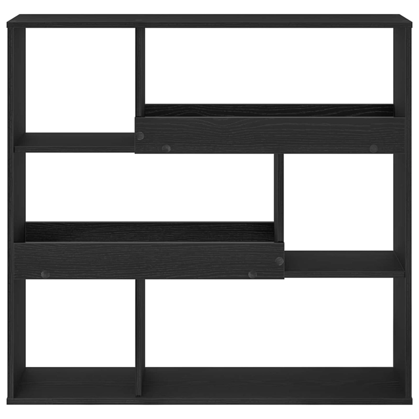 vidaXL Ράφι βιβλίων Μαύρη Οξυά 100 x 33 x 94,5 εκ Επεξεργασμένο ξύλο