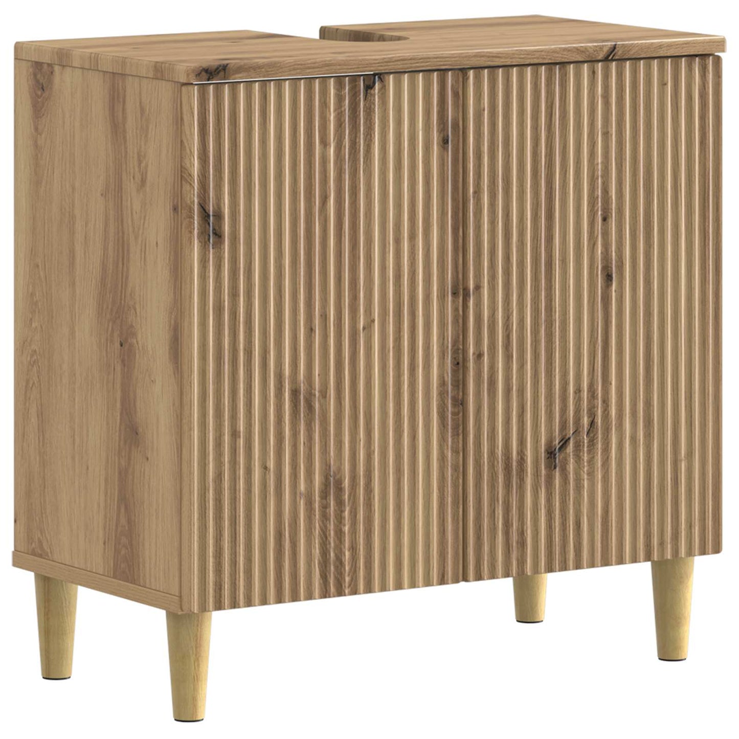 vidaXL Σετ ντουλαπιών μπάνιου 3 τεμαχίων ARNHEM Artisan Δρυς