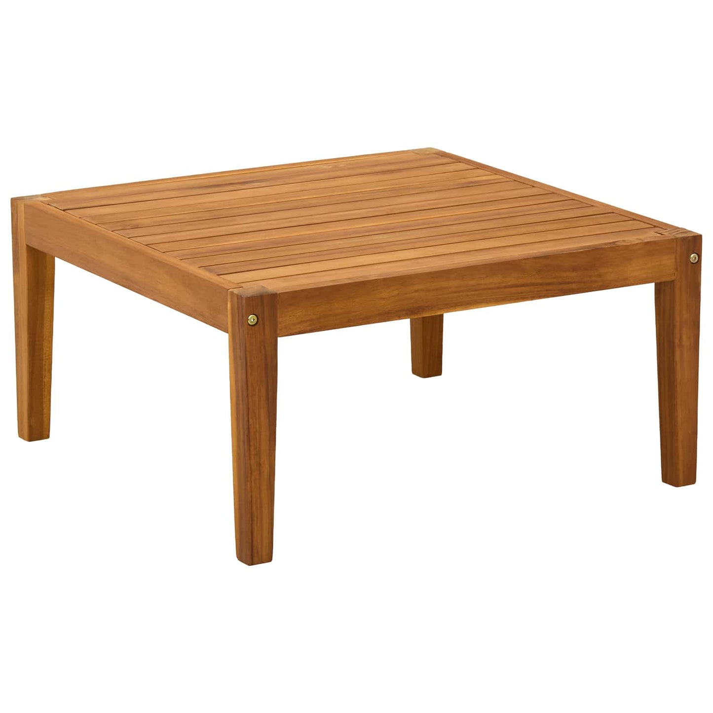 vidaXL τραπέζι Στερεό Ξύλο Ακακίας Φυσικό 60 x 60 x 30 cm