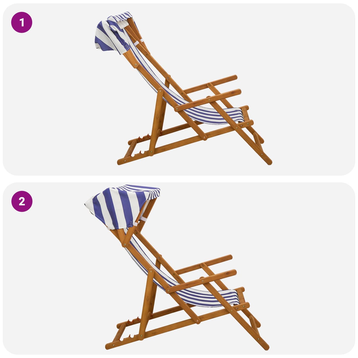 vidaXL Καρέκλα Ακτίνας 4 pcs 3 θέση Στερεό Ξύλο Ευκαλύπτου