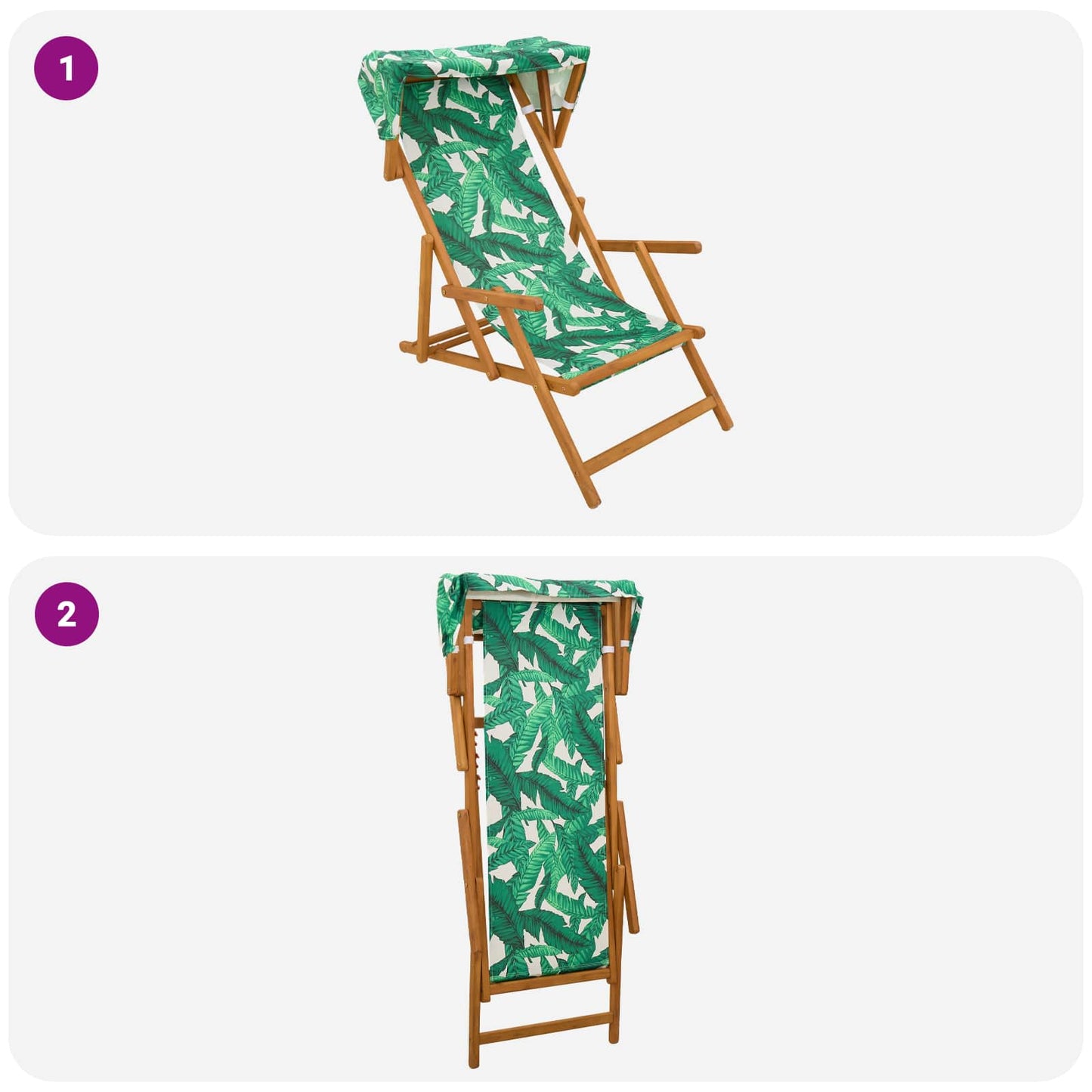 vidaXL Καρέκλα Ακτίνας 2 pcs 3 θέση Στερεό Ξύλο Ευκαλύπτου