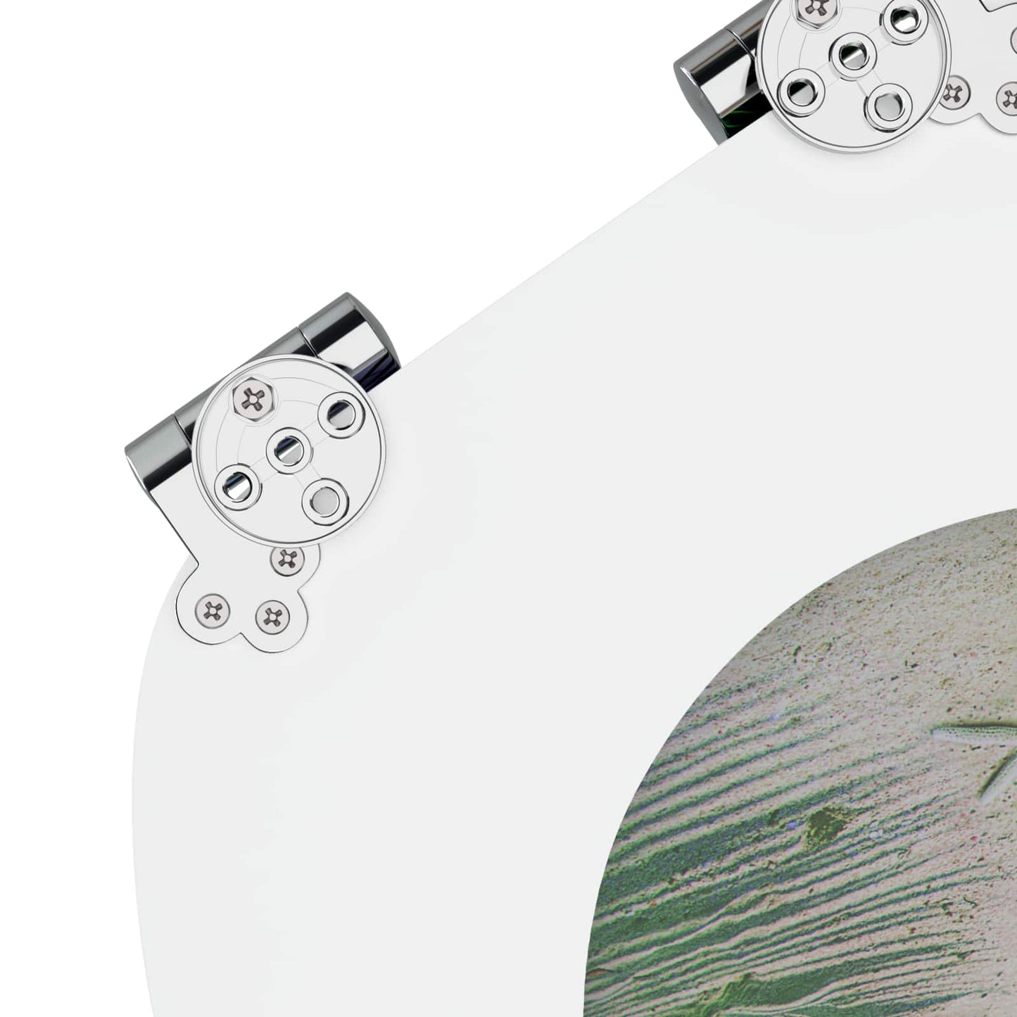 vidaXL Μαλακή κλειστή λεκάνη Πράσινο 44 x 38 εκ. Πίνακας MDF