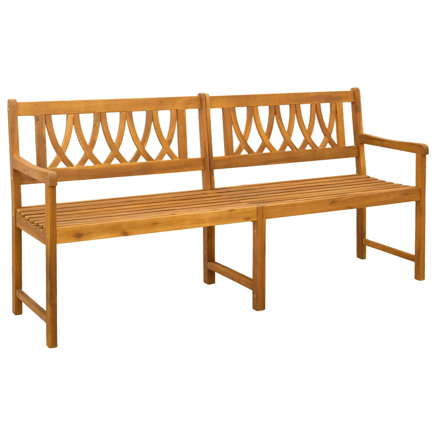 vidaXL Εξωτερικός πάγκος Φυσικό 180 x 55,5 x 90 cm Στερεό Ξύλο Ακακίας