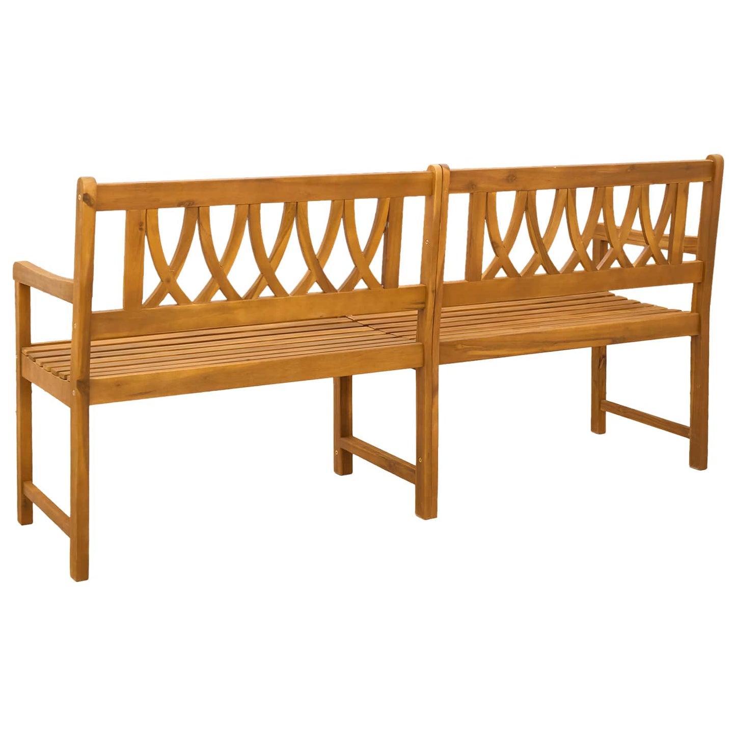 vidaXL Εξωτερικός πάγκος Φυσικό 180 x 55,5 x 90 cm Στερεό Ξύλο Ακακίας