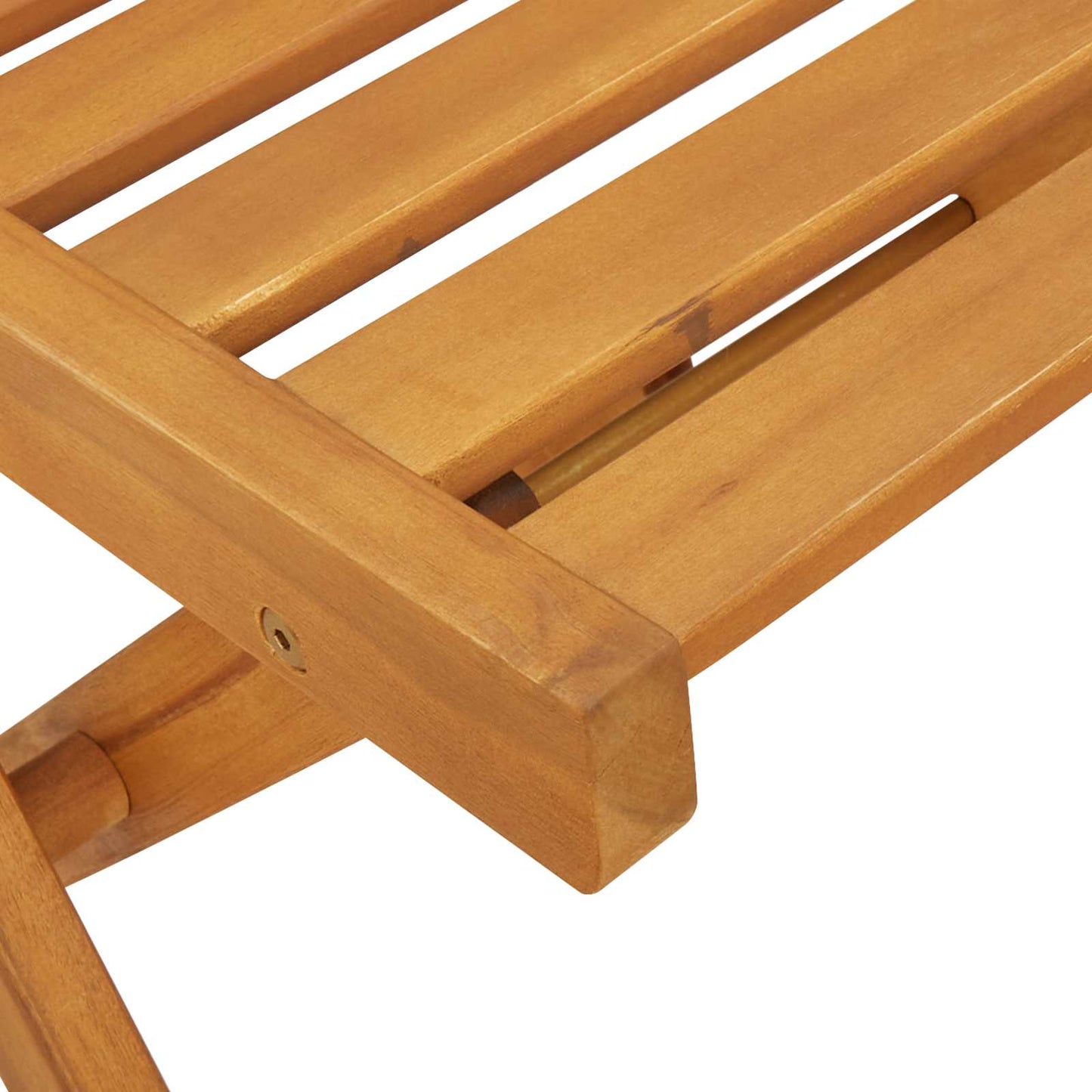 vidaXL Φορητές καρέκλες κήπου 4 pcs Φυσικό 40 x 53 x 80 εκ