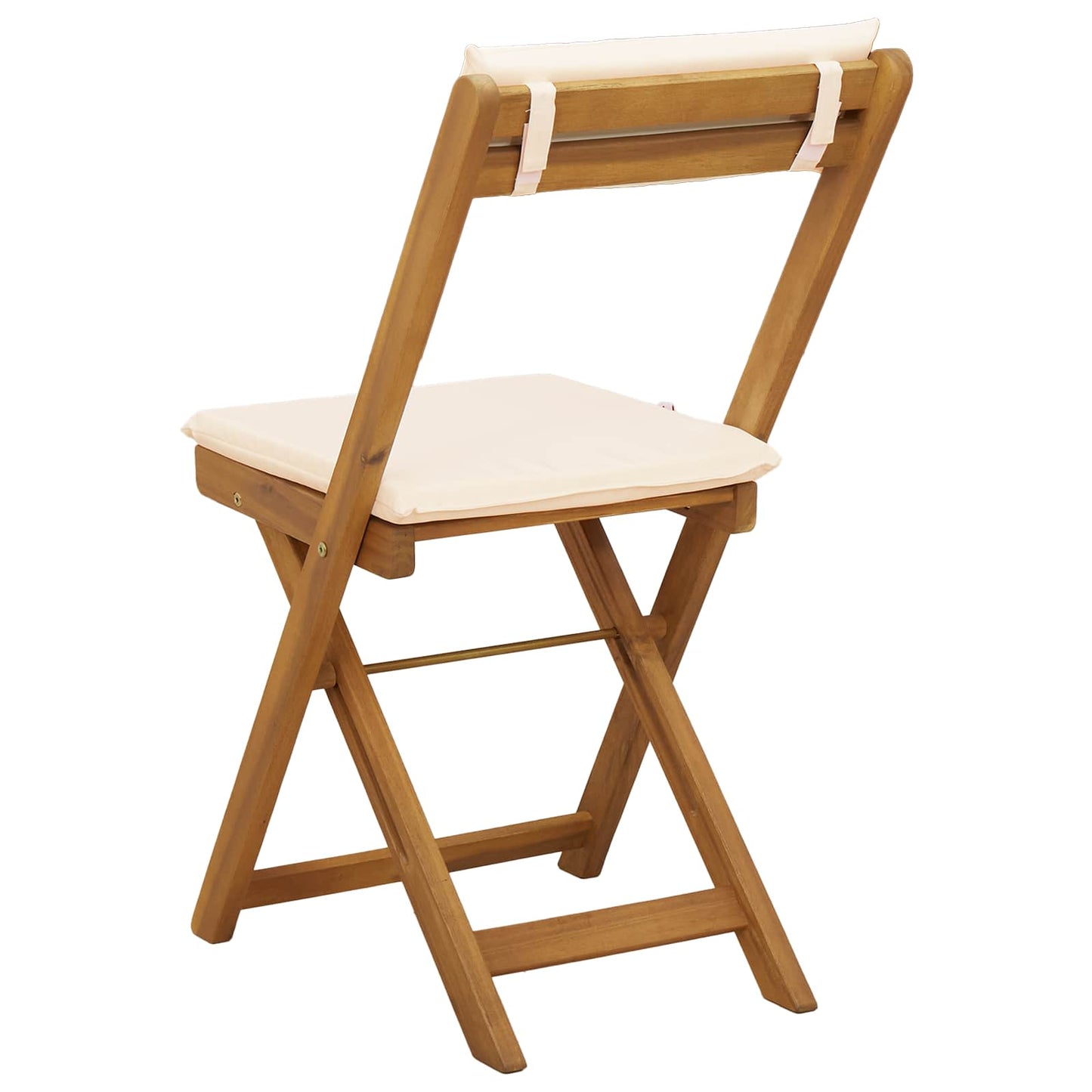 vidaXL Καρέκλες εξωτερικής βεράντας 4 pcs Λευκό κρεμ 40 x 53 x 80 εκ