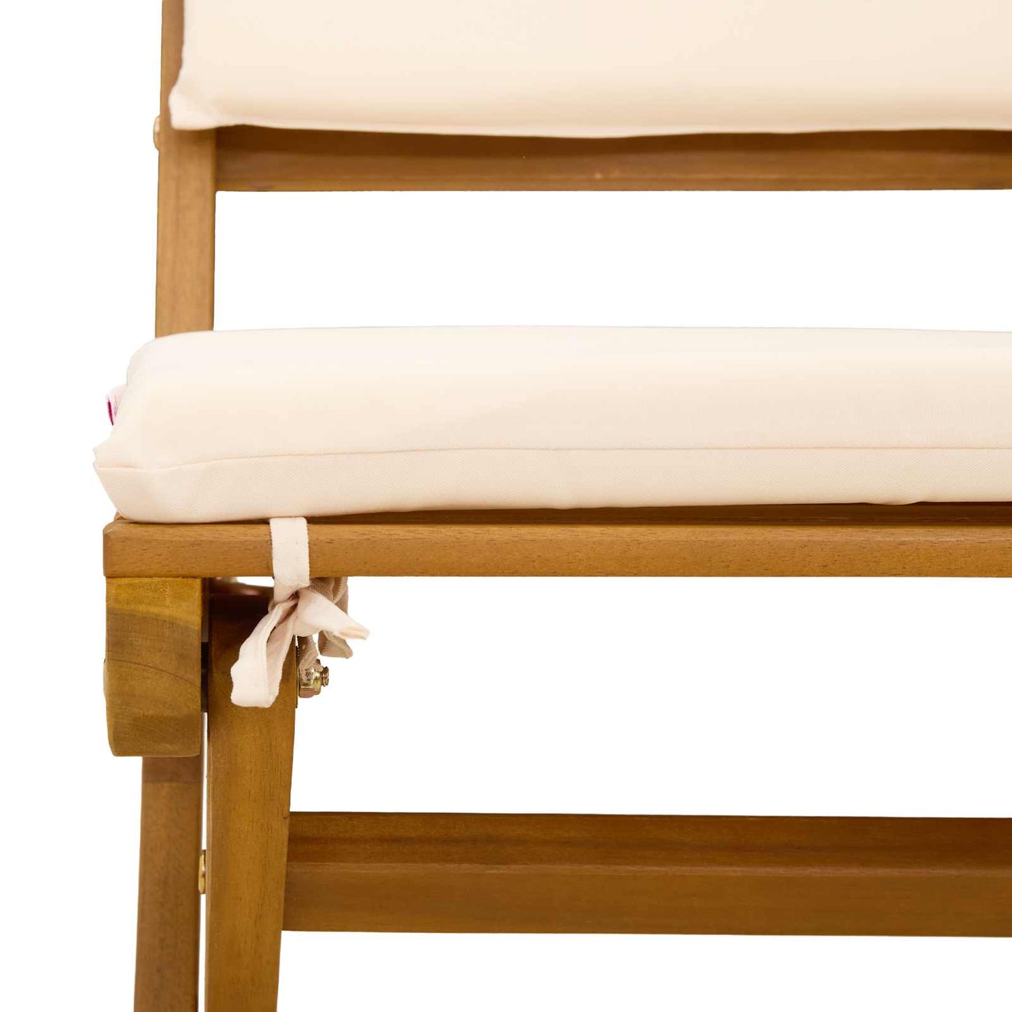 vidaXL Καρέκλες εξωτερικής βεράντας 4 pcs Λευκό κρεμ