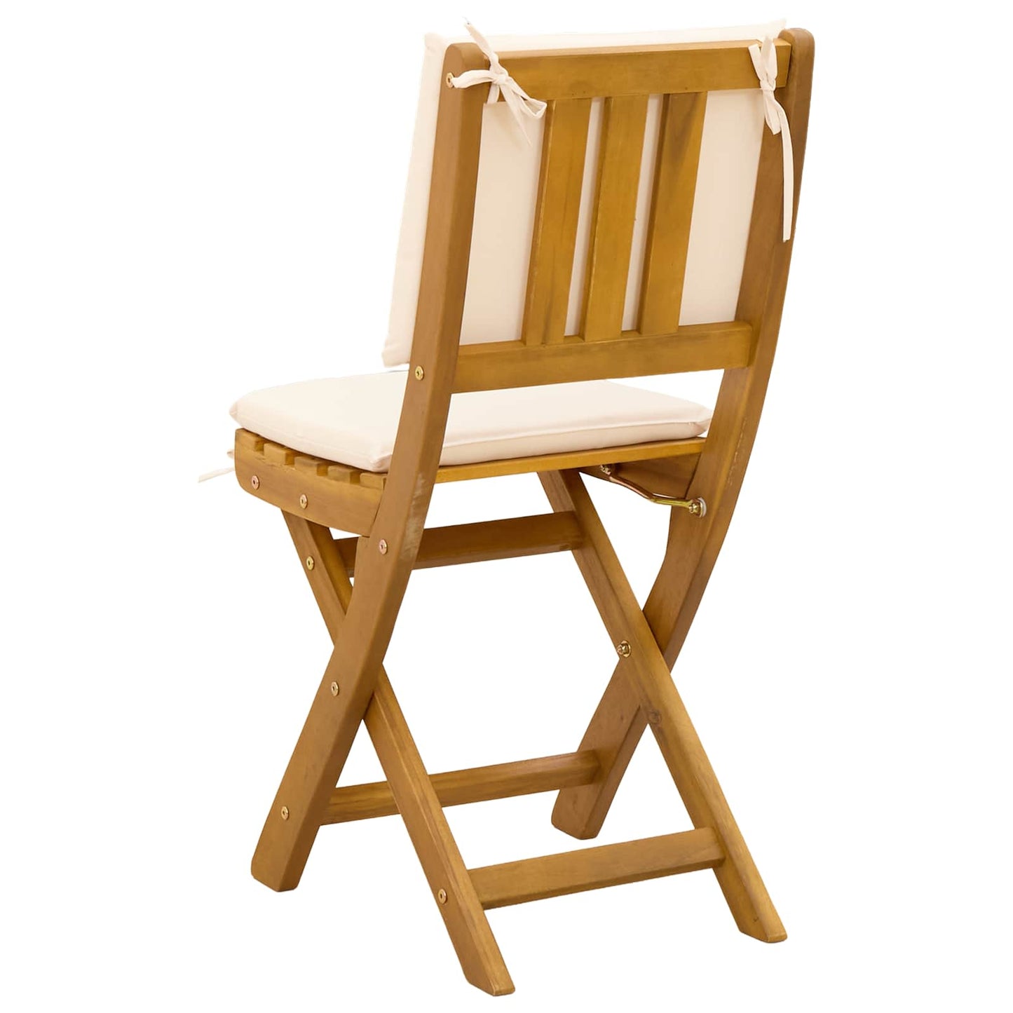vidaXL Καρέκλες εξωτερικής βεράντας 4 pcs Λευκό κρεμ