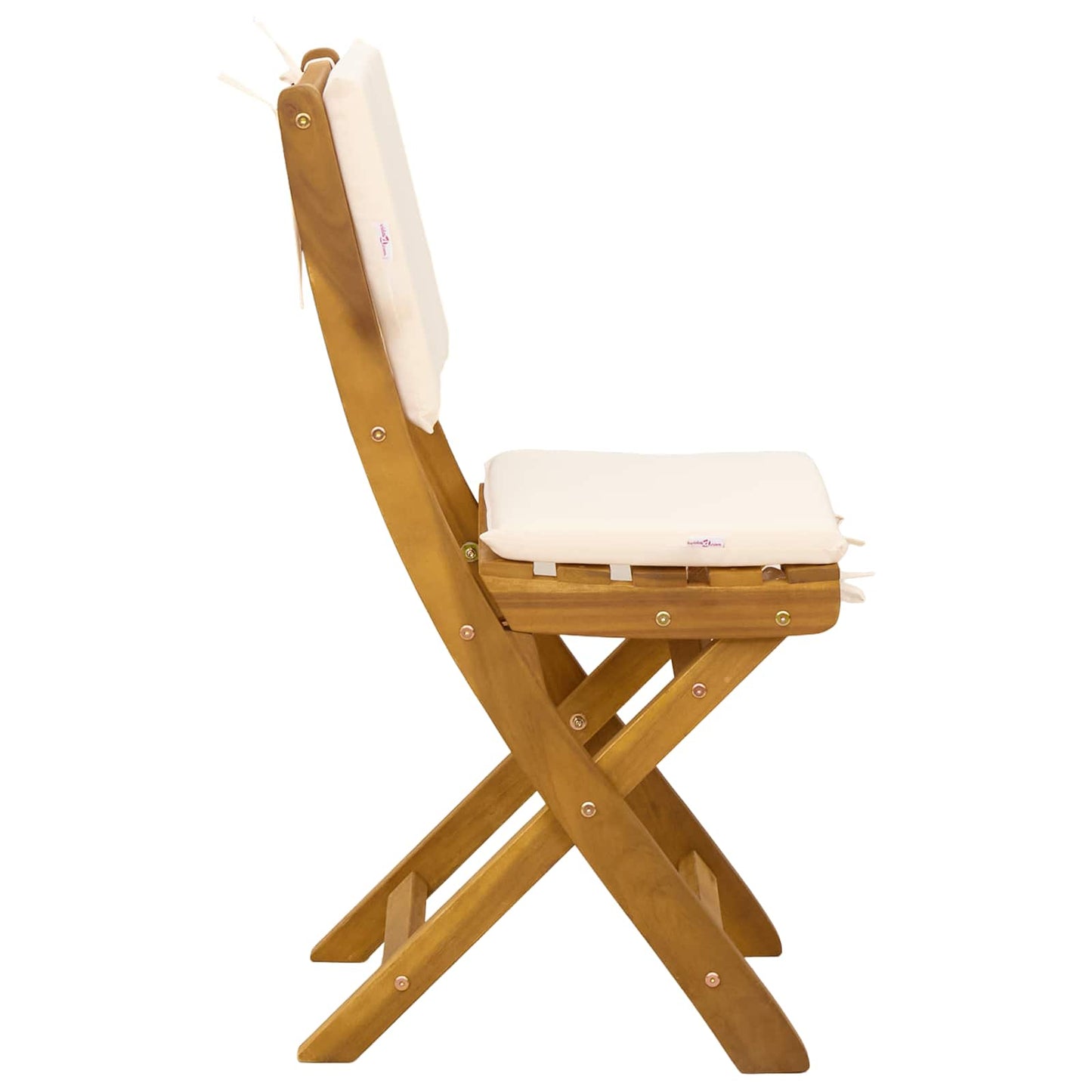 vidaXL Καρέκλες εξωτερικής βεράντας 4 pcs Λευκό κρεμ