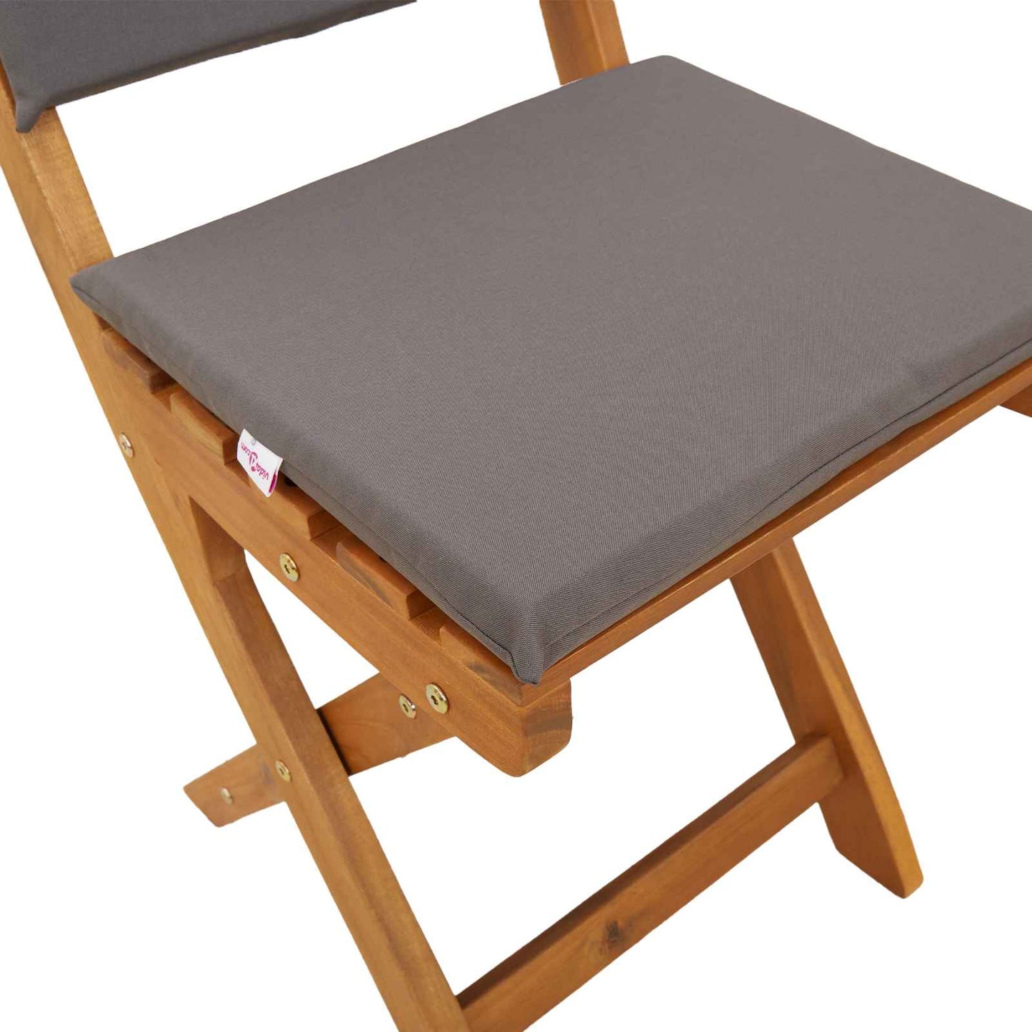 vidaXL Καρέκλες εξωτερικής βεράντας 4 pcs Σκούρο Γκρι