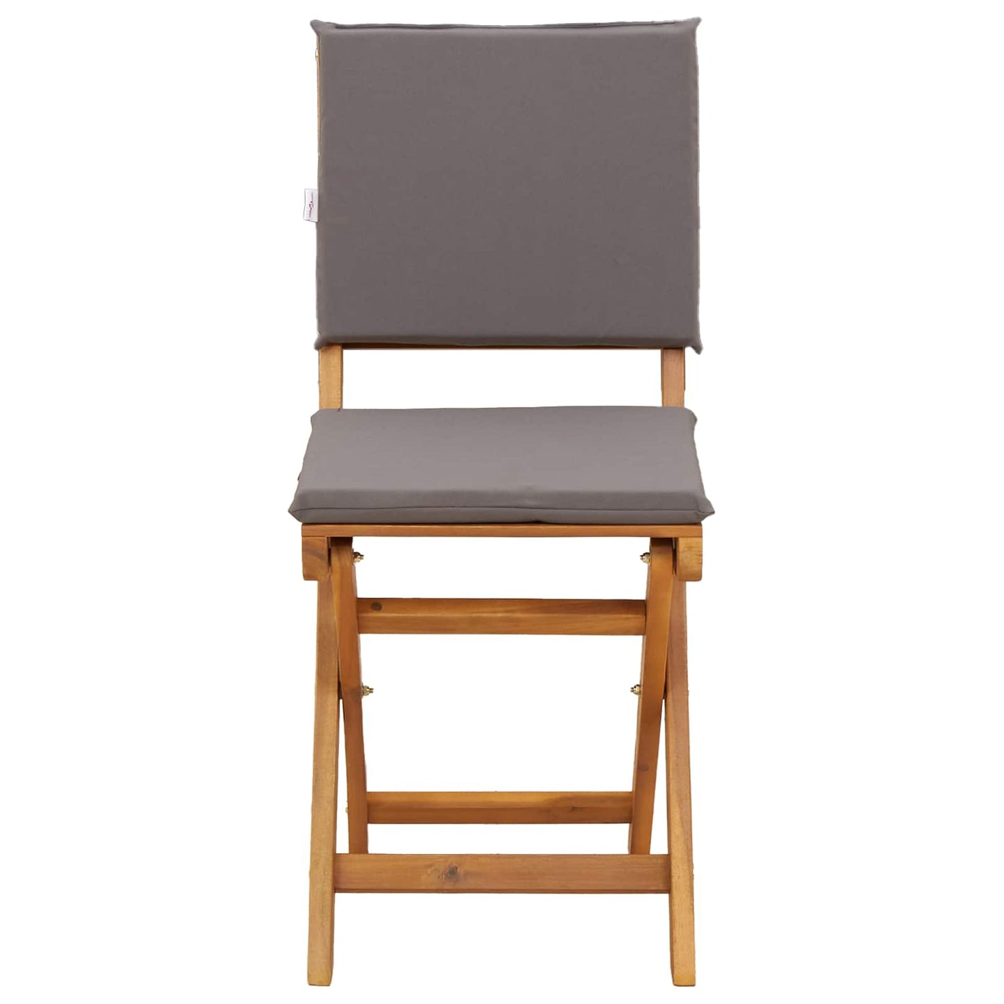 vidaXL Καρέκλες εξωτερικής βεράντας 4 pcs Σκούρο Γκρι