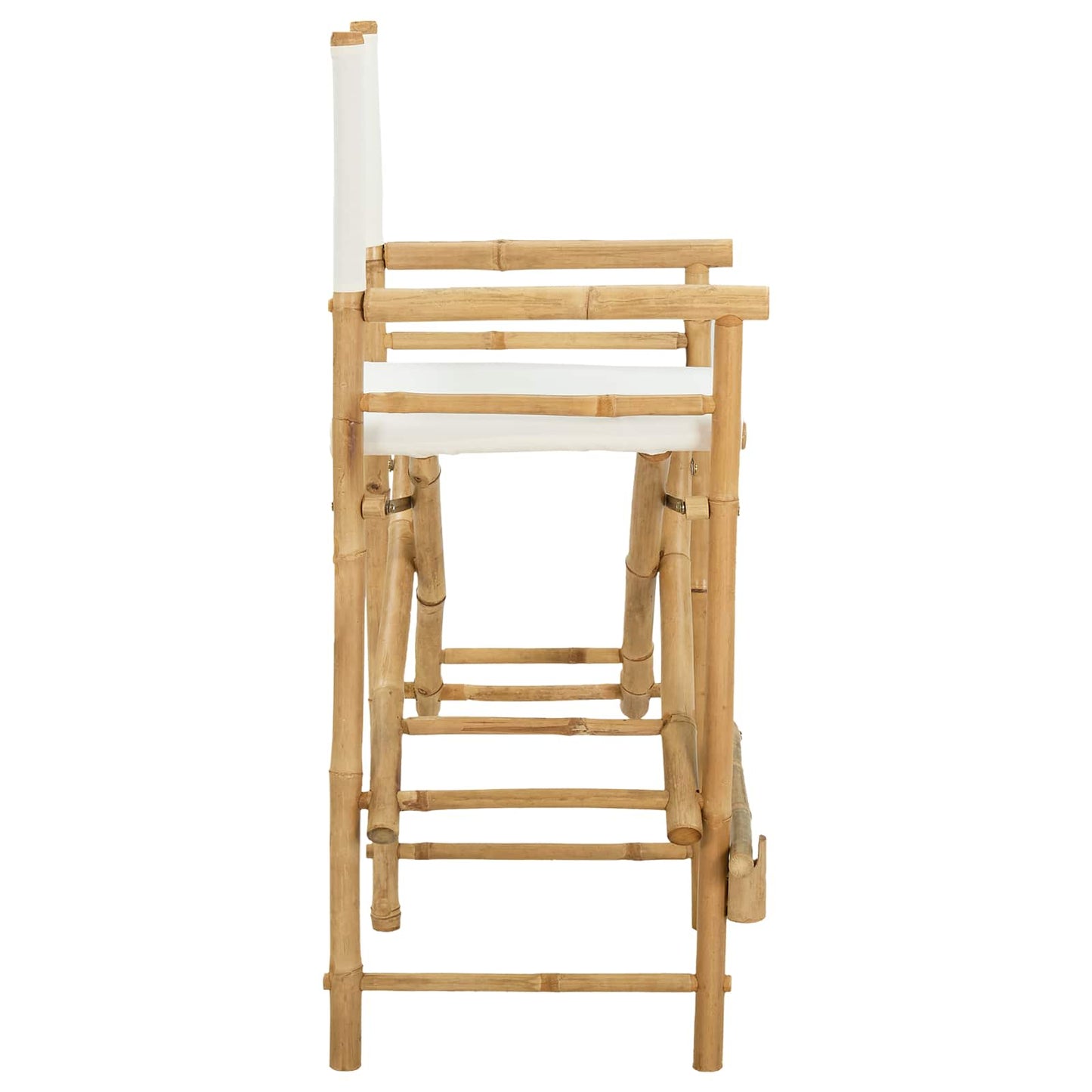 vidaXL Αναδιπλούμενη καρέκλα διευθυντή 2 pcs Φυσικό Μπαμπού