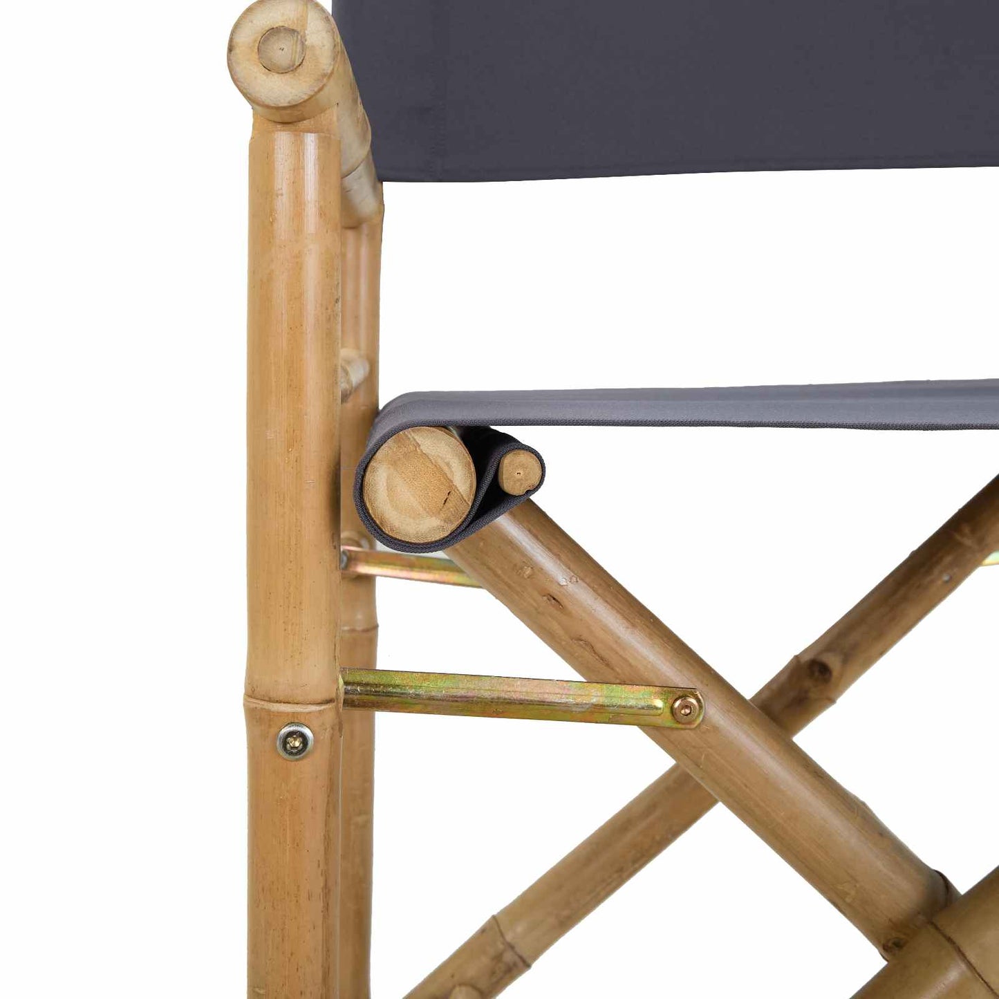 vidaXL Αναδιπλούμενη καρέκλα διευθυντή 2 pcs Φυσικό Μπαμπού