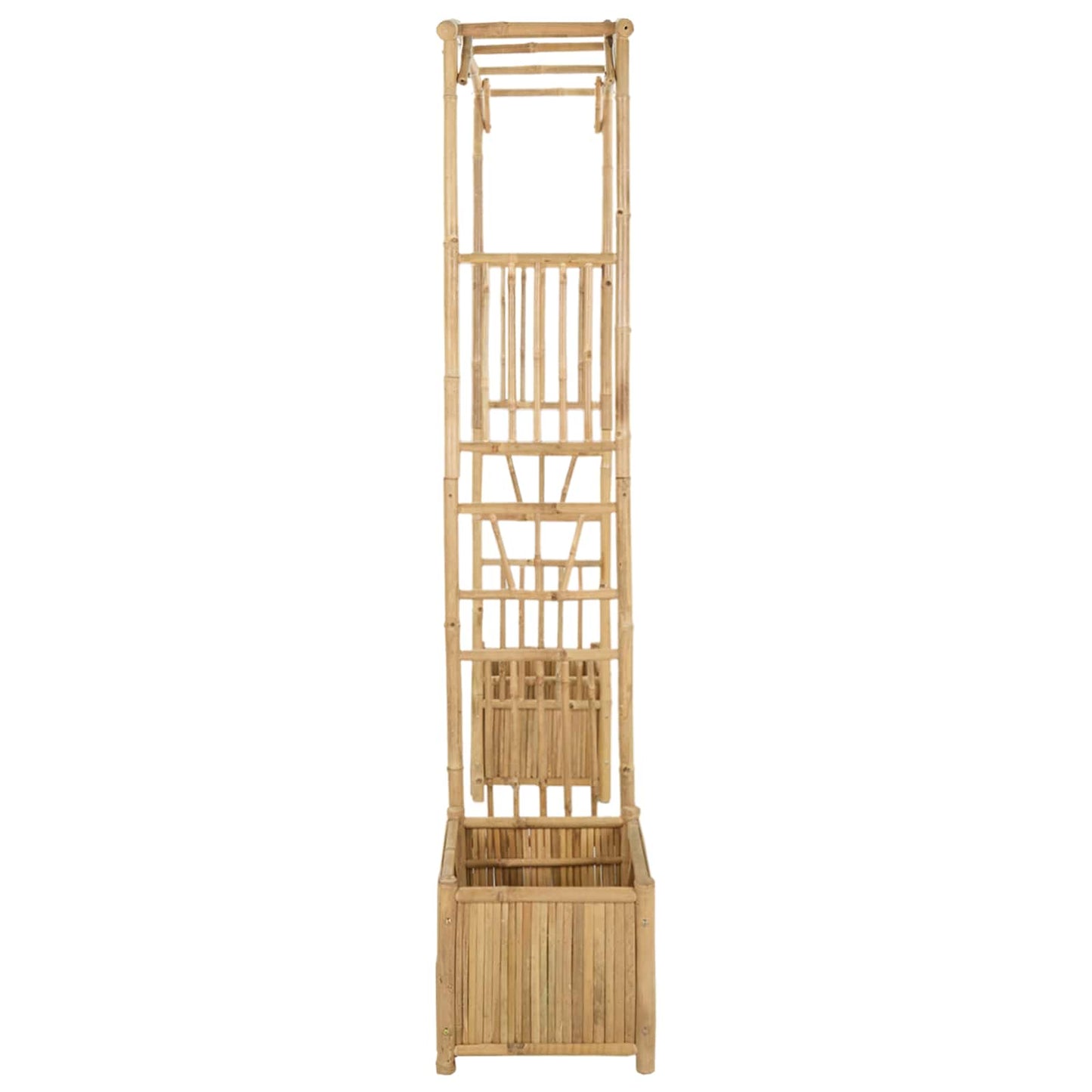 vidaXL Κήπος Αψίδα Φυσικό 177 x 40 x 205 εκ. Μπαμπού