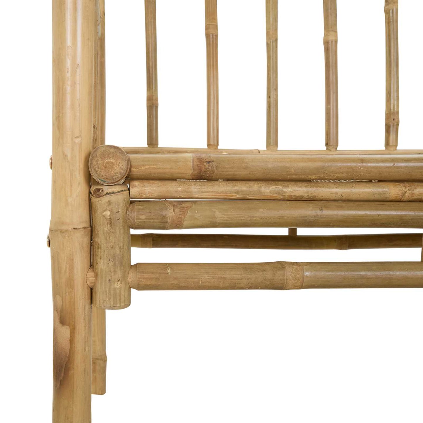 vidaXL Κήπος Καμάρα με Παγκάκι Φυσικό 115 x 50 x 205 εκ. Μπαμπού