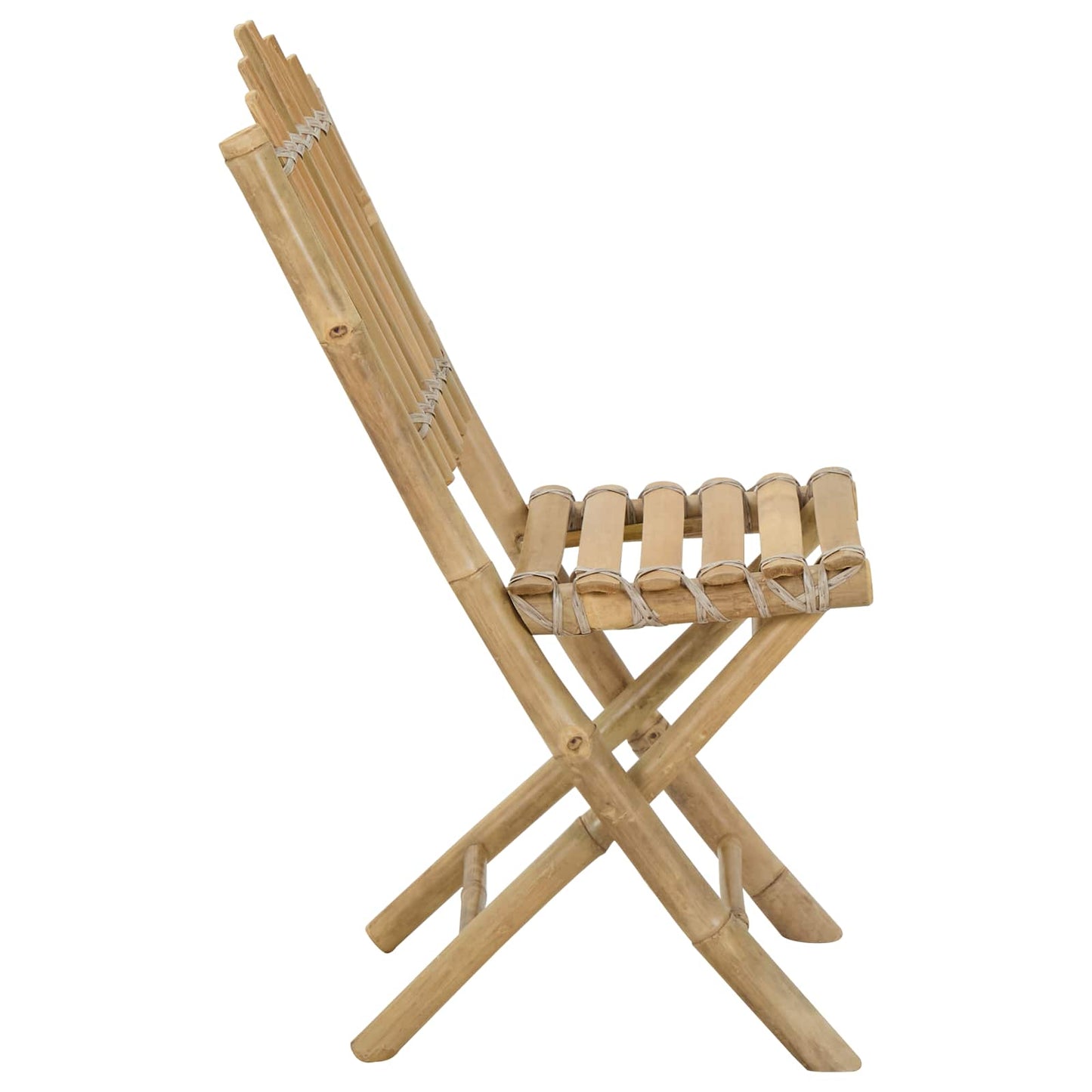 vidaXL Καρέκλα Κήπου 4 pcs Φυσικό 42 x 53 x 90 εκ Μπαμπού