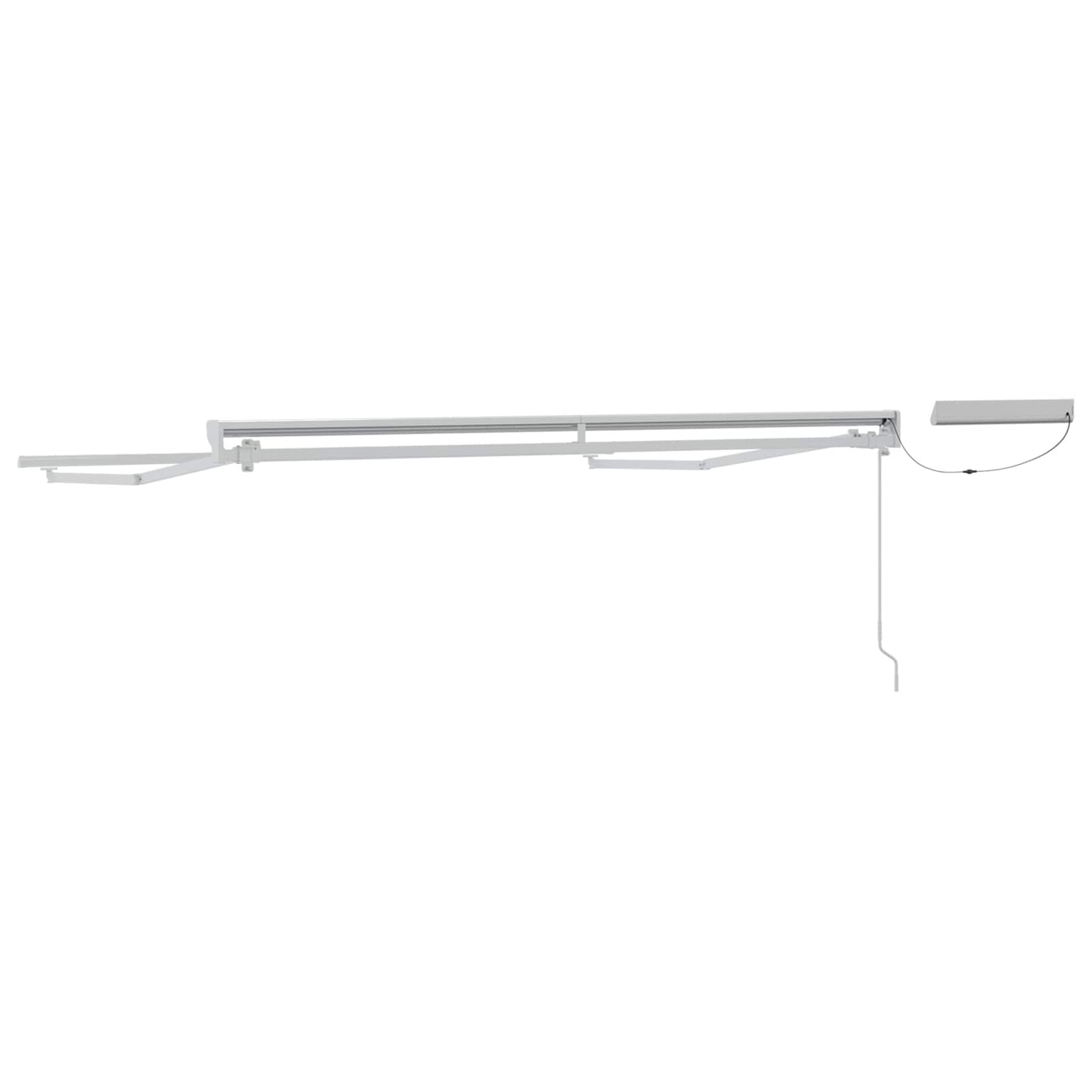 vidaXL Solar Electric Awning Frame 3 x 2.5 m Λευκό