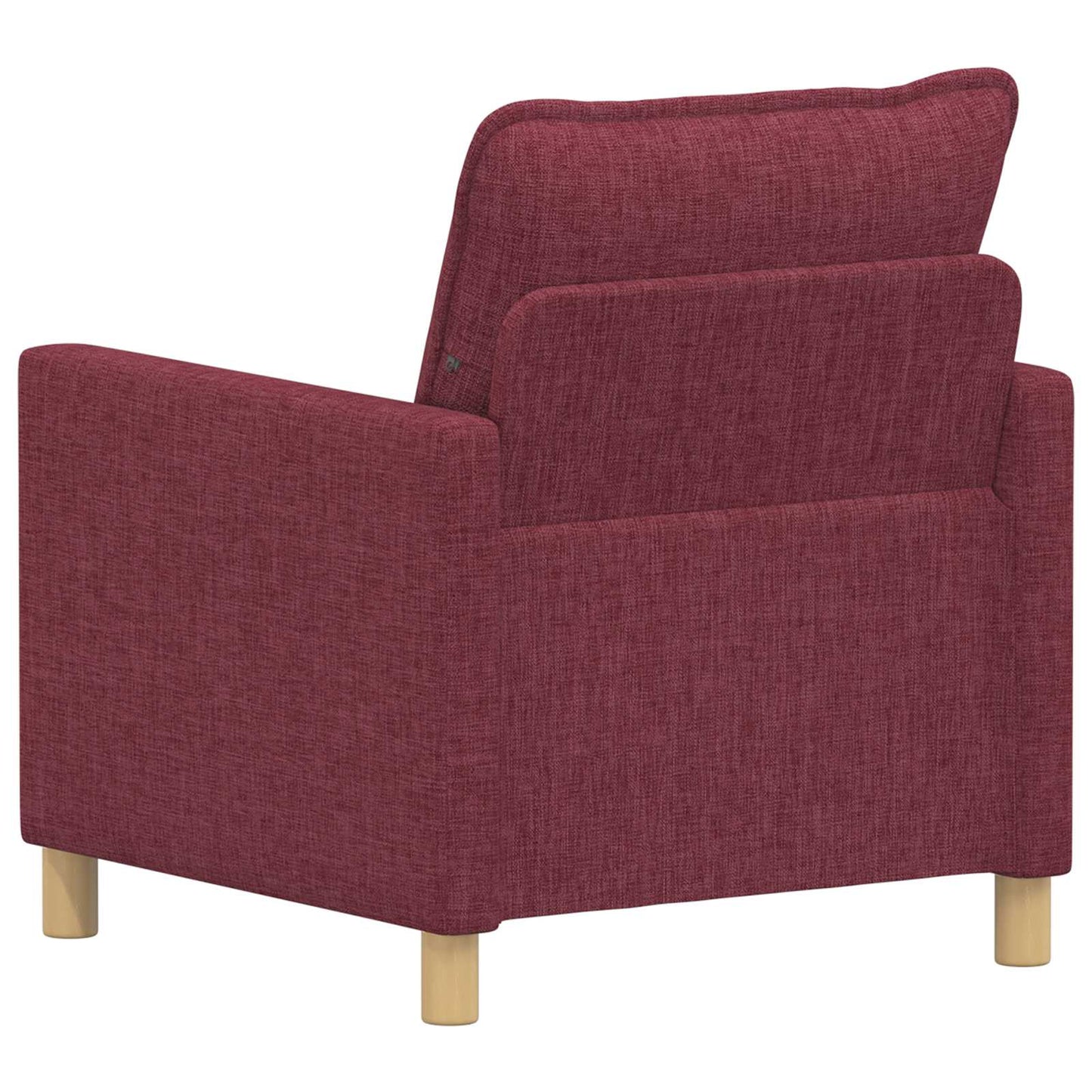 vidaXL Καναπές Κόκκινο 76 x 81 x 87,5 εκ Ύφασμα