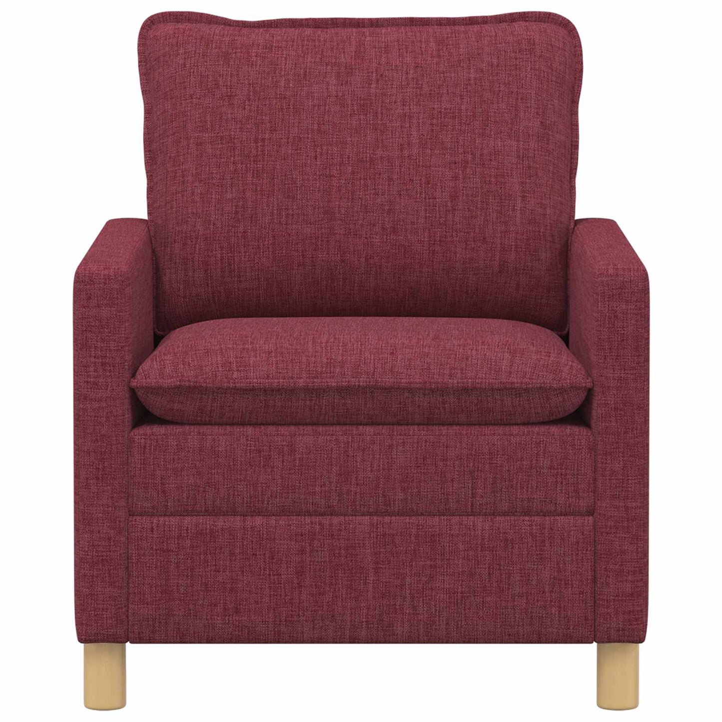 vidaXL Καναπές Κόκκινο 76 x 81 x 87,5 εκ Ύφασμα
