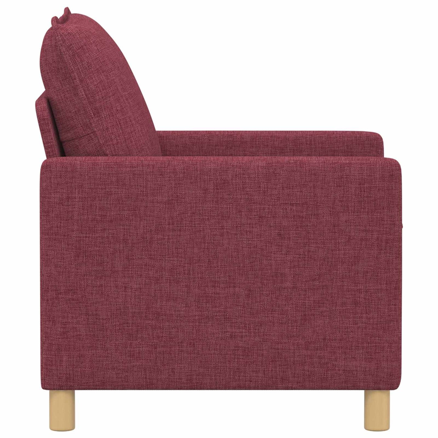 vidaXL Καναπές Κόκκινο 76 x 81 x 87,5 εκ Ύφασμα
