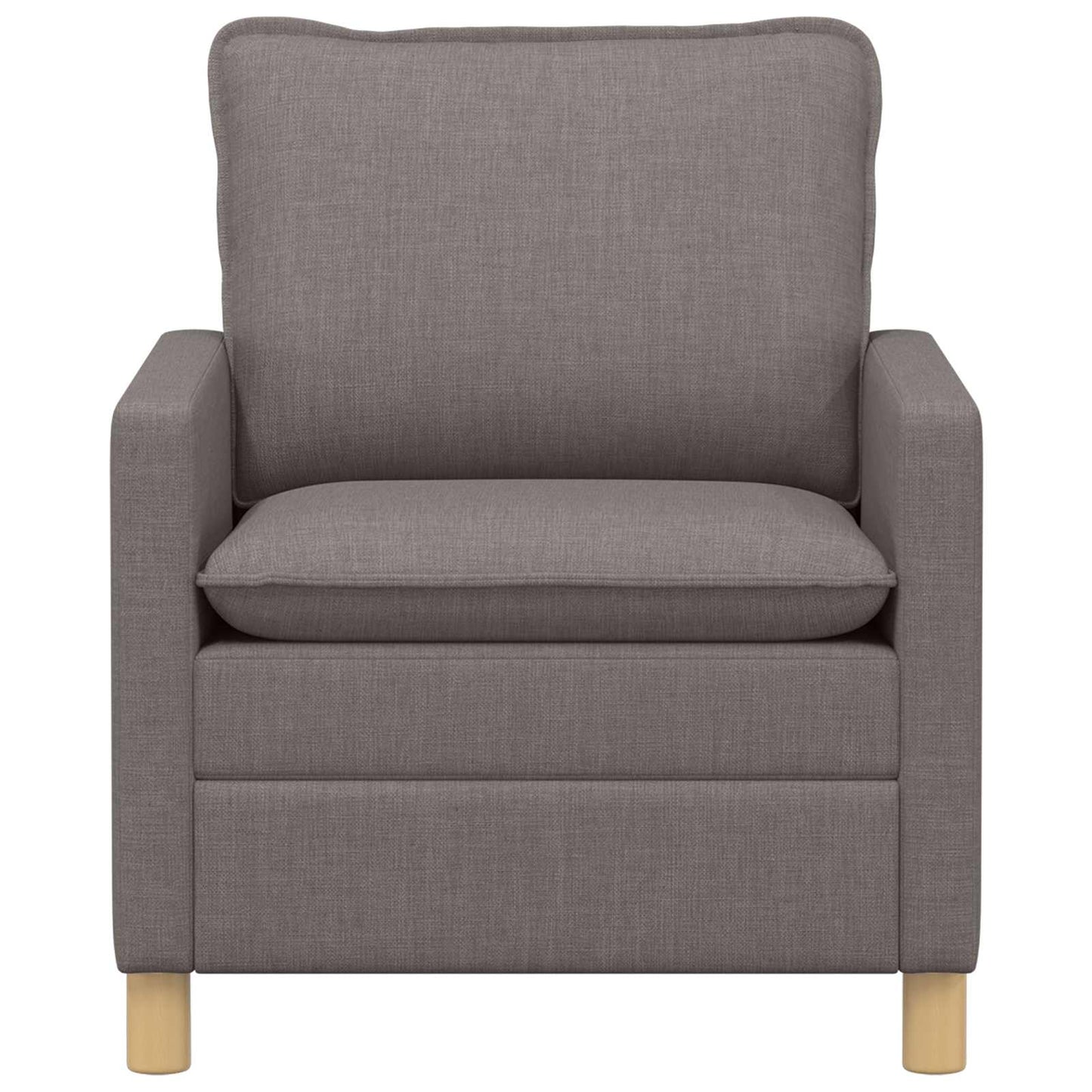 vidaXL Καναπές Taupe 76 x 81 x 87,5 εκ Ύφασμα