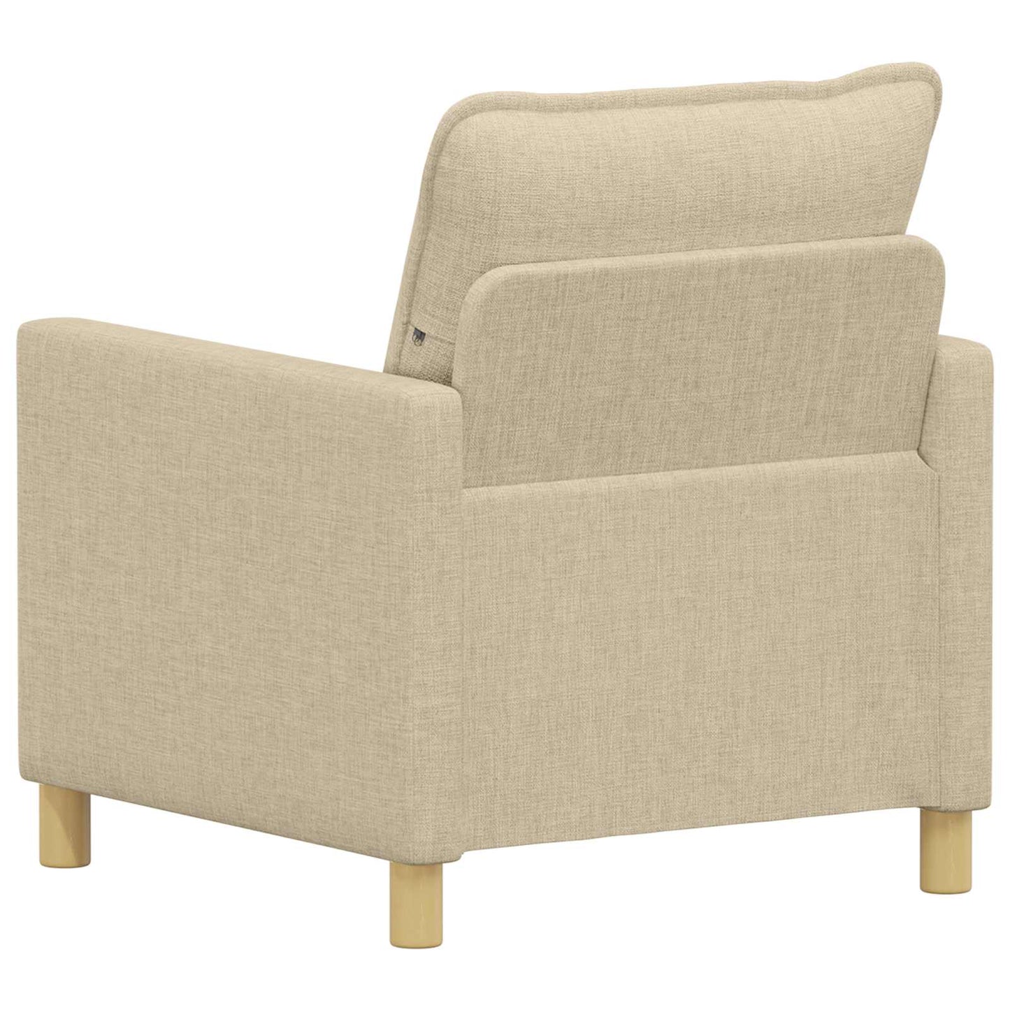 vidaXL Καναπές Κρεμ 76 x 81 x 87,5 εκ Ύφασμα
