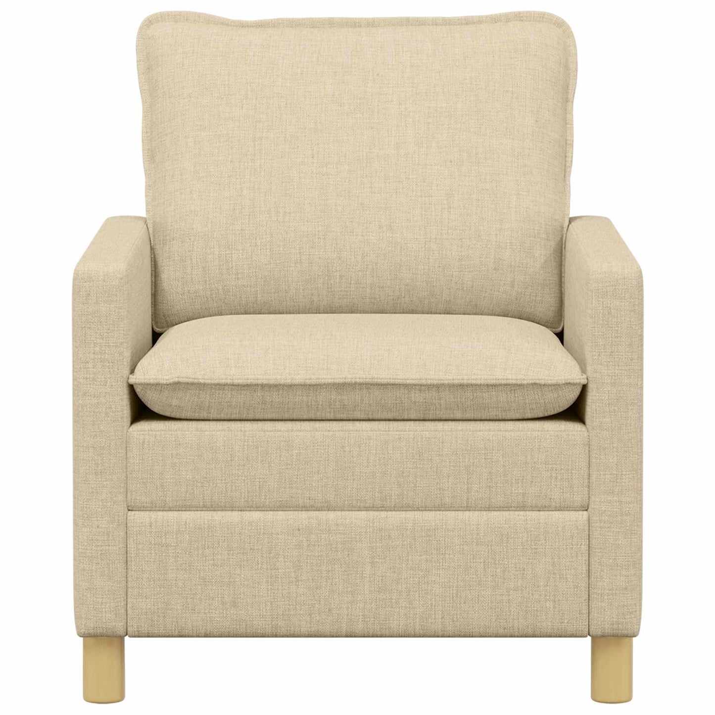 vidaXL Καναπές Κρεμ 76 x 81 x 87,5 εκ Ύφασμα