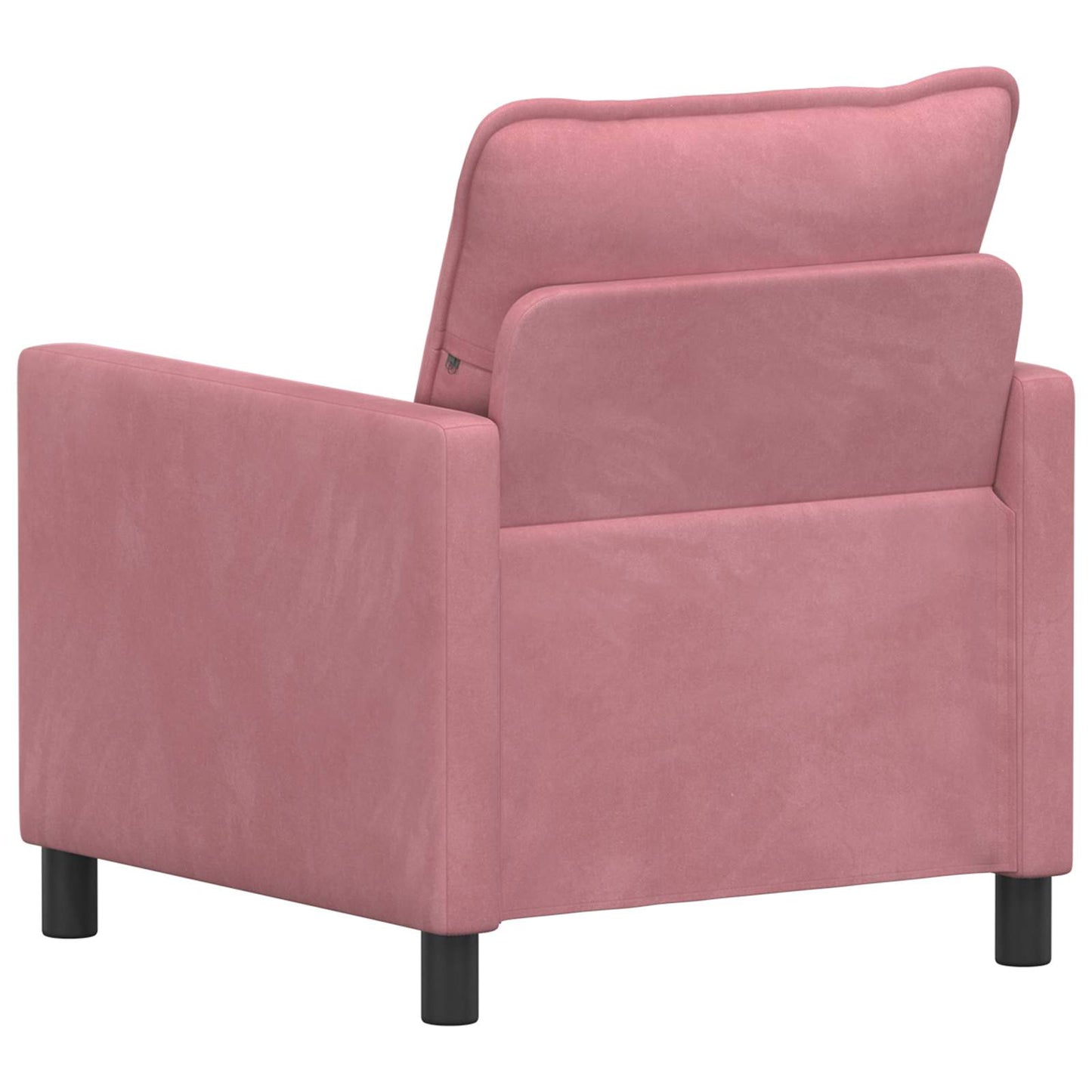 vidaXL Καναπές Ροζ 76 x 81 x 87,5 εκ Βελούδο