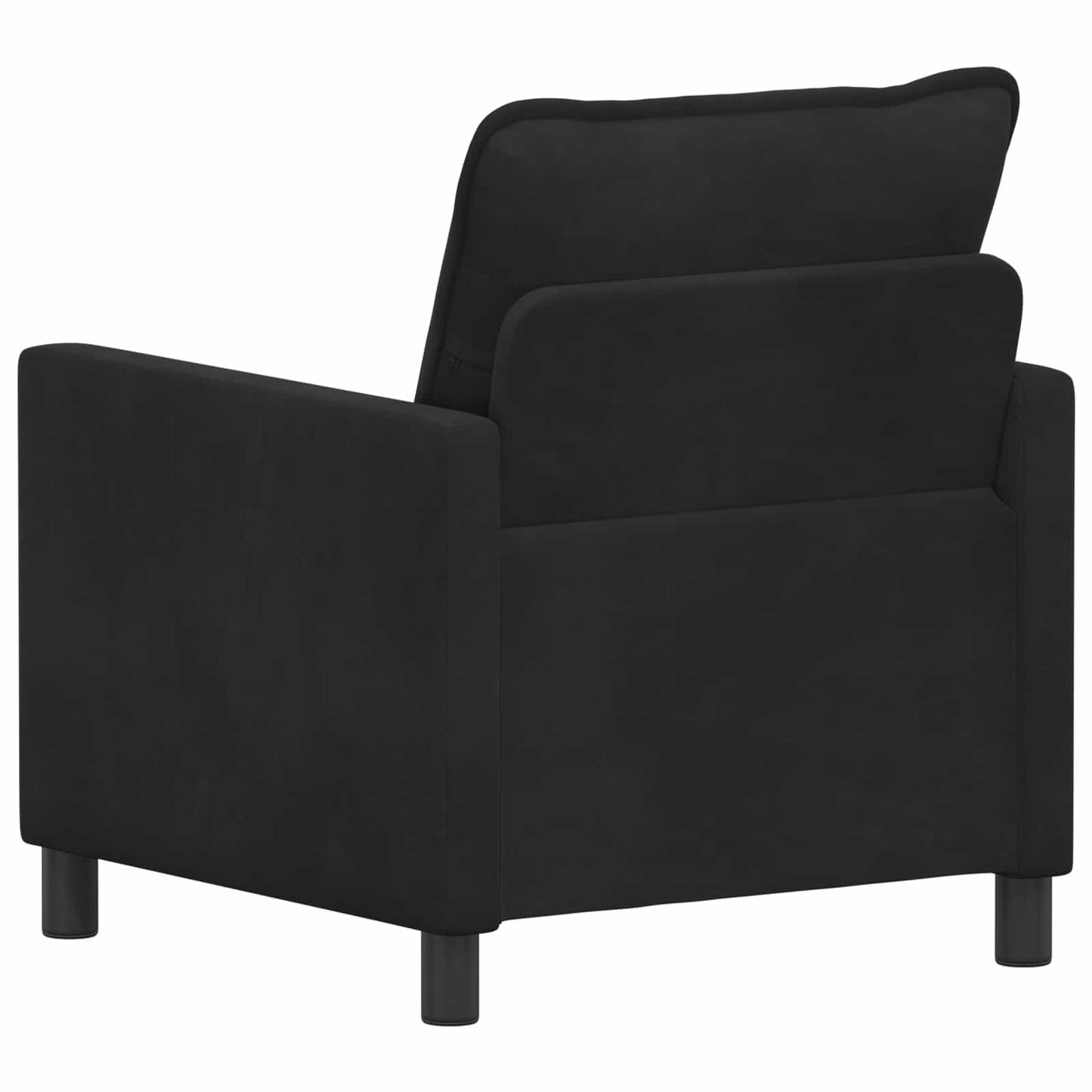 vidaXL Καναπές Μαύρο 76 x 81 x 87,5 εκ Βελούδο