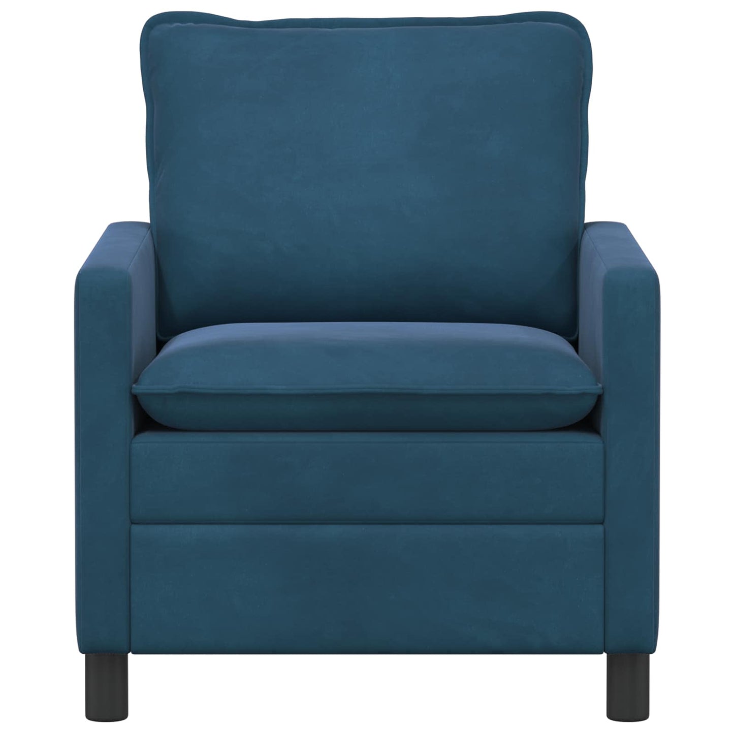 vidaXL Καναπές Μπλε 76 x 81 x 87,5 εκ Βελούδο