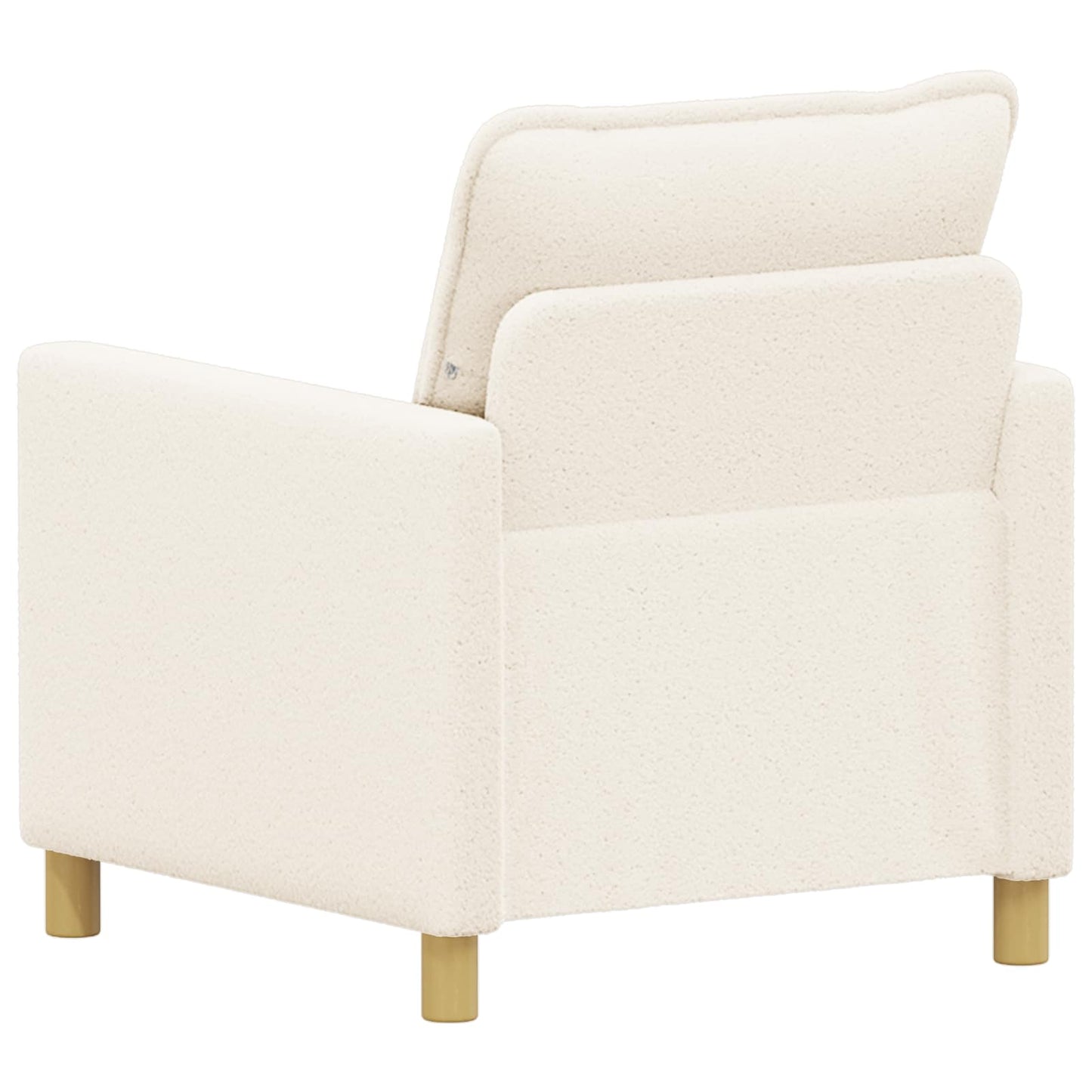 vidaXL Καναπές Κρεμ 76 x 81 x 87,5 εκ Ύφασμα