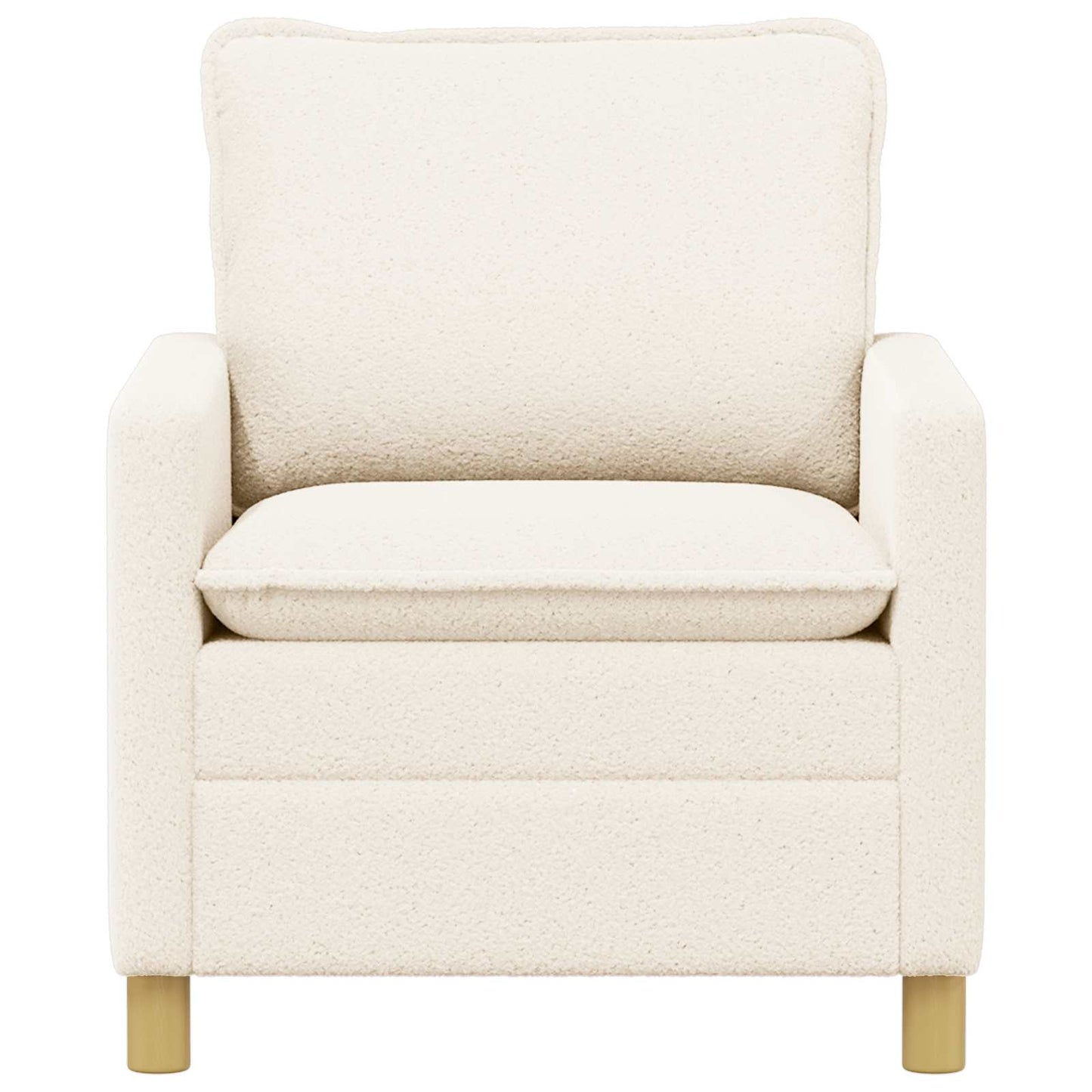 vidaXL Καναπές Κρεμ 76 x 81 x 87,5 εκ Ύφασμα