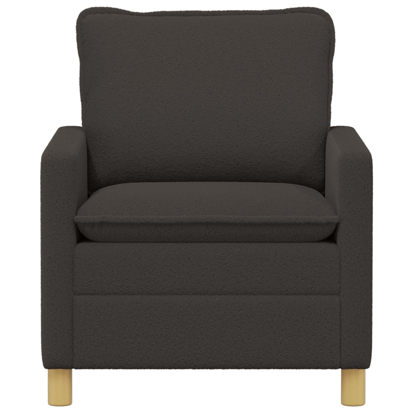 vidaXL Καναπές Σκούρο Γκρι 76 x 81 x 87,5 εκ Ύφασμα