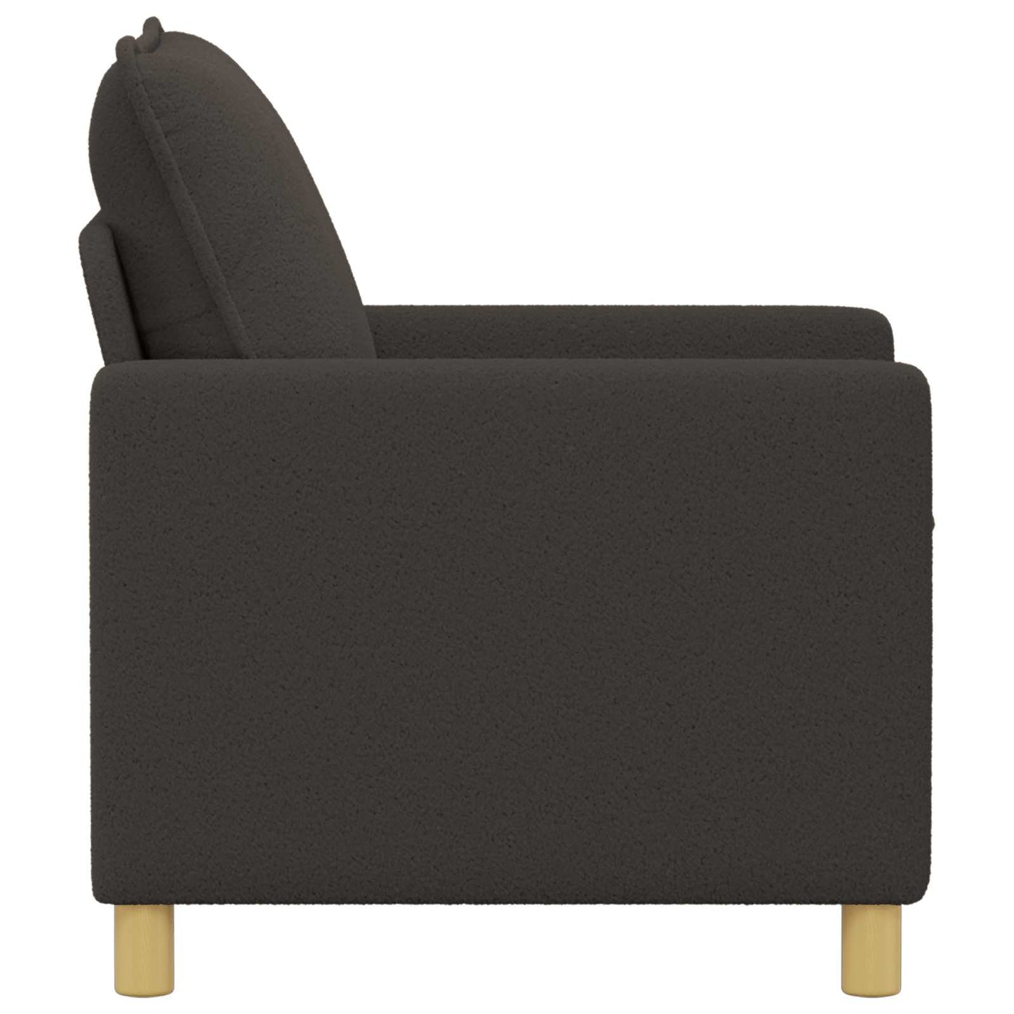 vidaXL Καναπές Σκούρο Γκρι 76 x 81 x 87,5 εκ Ύφασμα