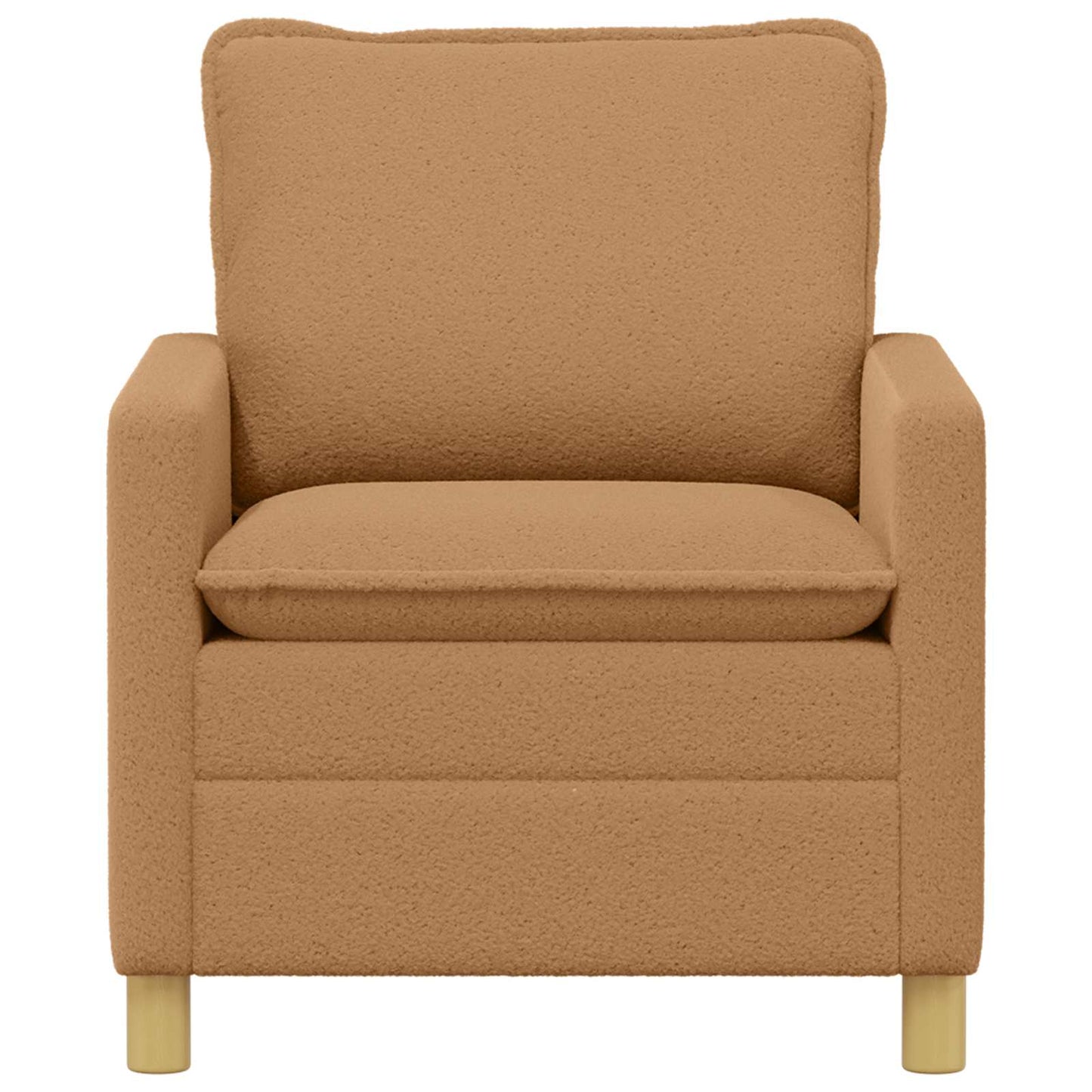 vidaXL Καναπές Μπεζ 76 x 81 x 87,5 εκ Ύφασμα