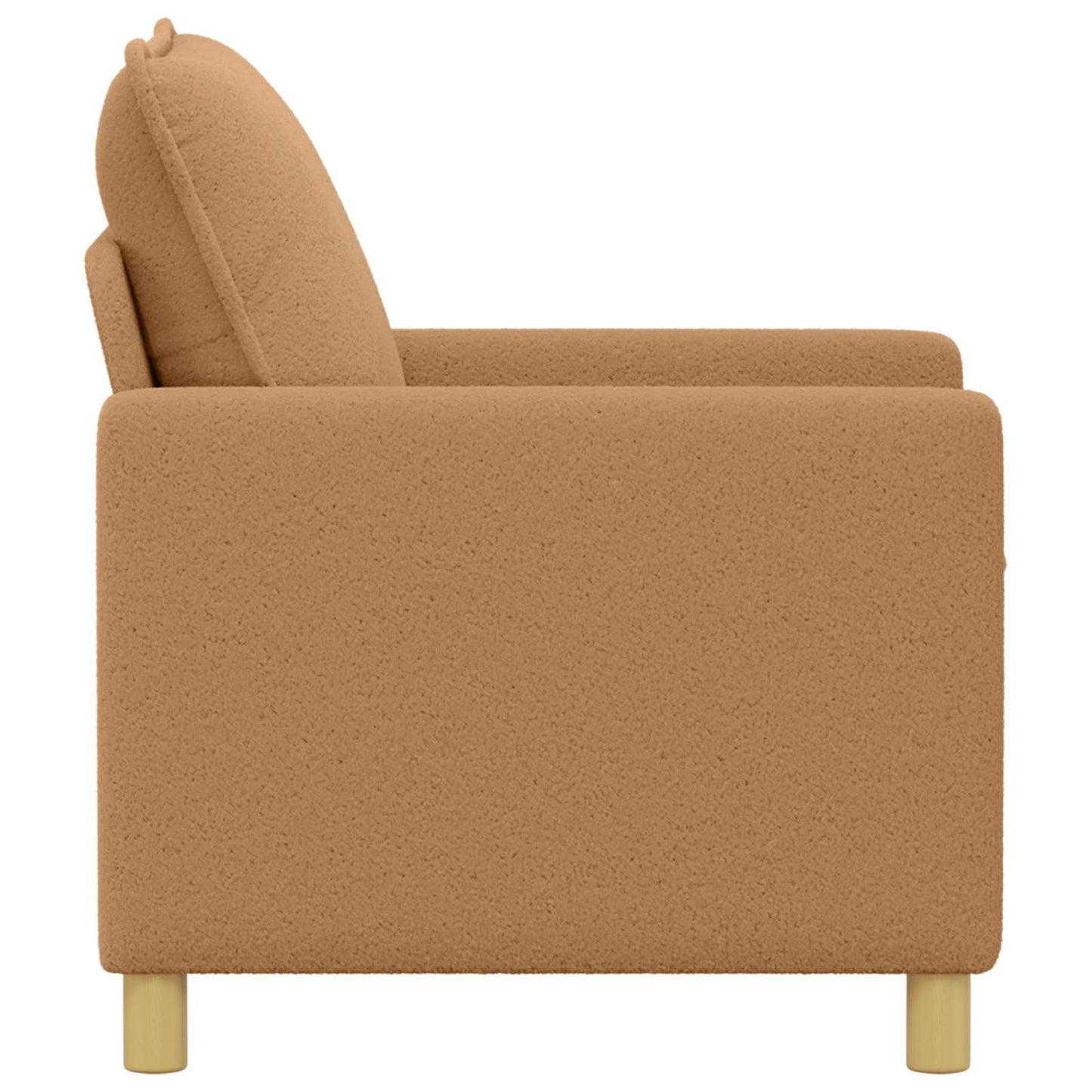 vidaXL Καναπές Μπεζ 76 x 81 x 87,5 εκ Ύφασμα